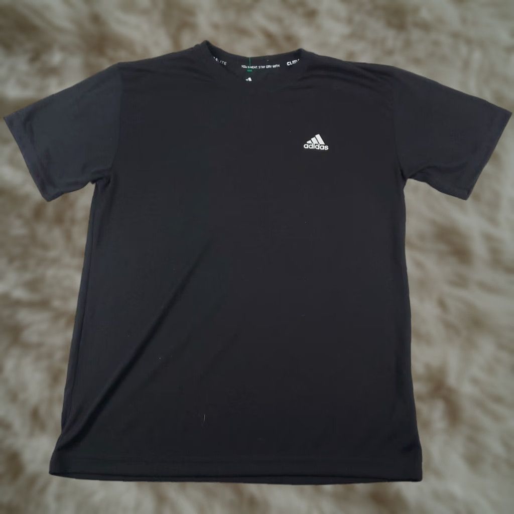 Adidas Adidas T Shirt Men Medium Black Logo Short Sleeve Crew Neck Cotton Blend Casual Sports Wear Mens Medium Black Logo T-Shirt Size US M / EU 48-50 / 2 - 1 Thumbnail
