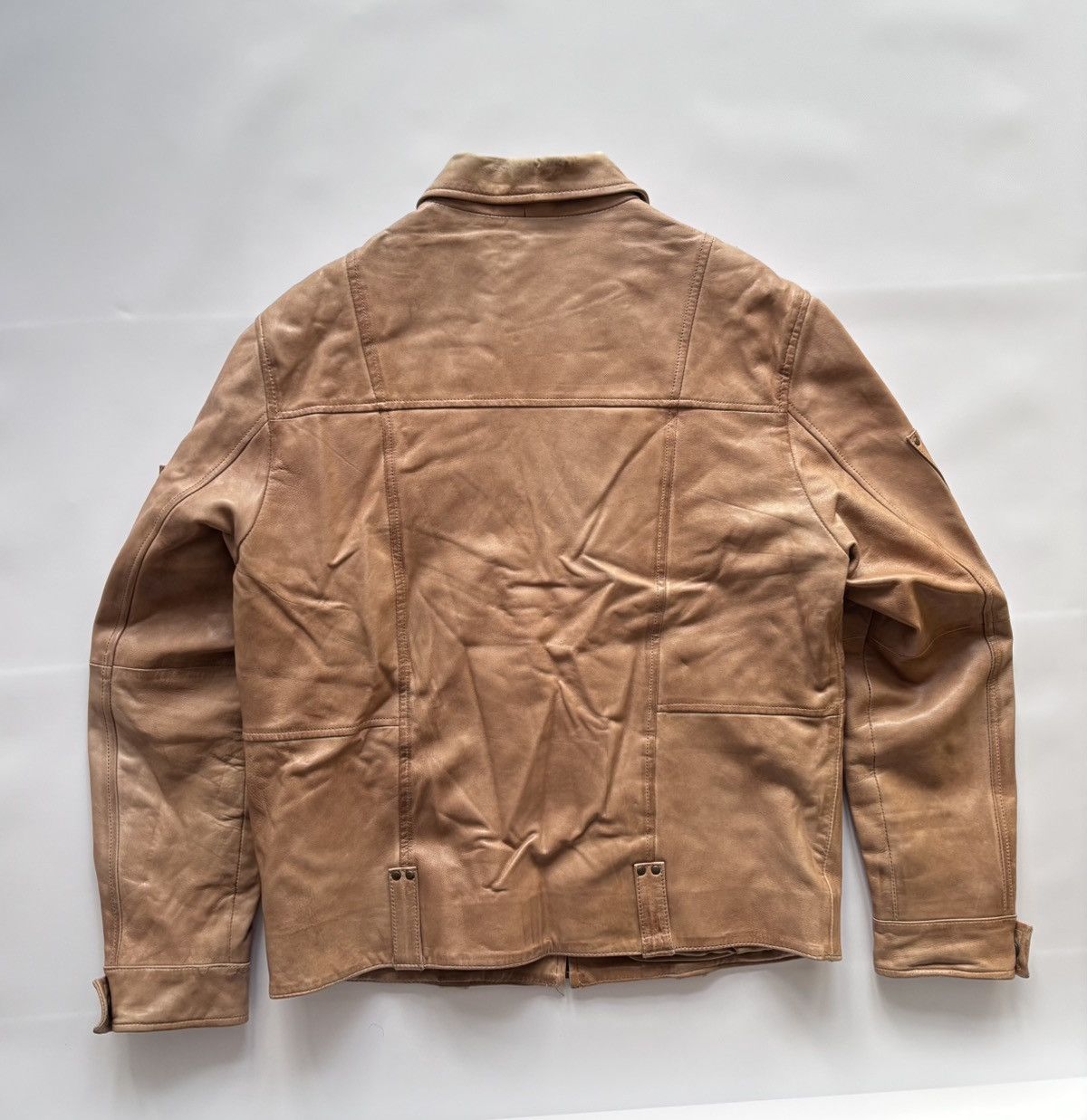 Other Max vintage Leather moto jacket Size US M / EU 48-50 / 2 - 2 Thumbnail