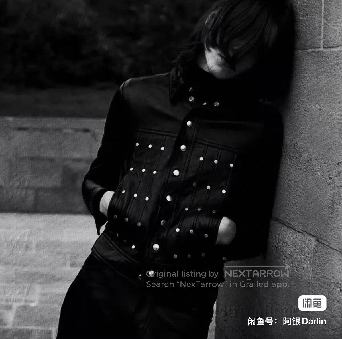 Celine CELINE Black Rivet Leather Jacket| Size US L / EU 52-54 / 3 - 8 Thumbnail