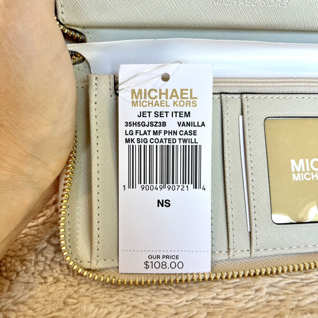 Michael Kors NWT Michael Kors Jet Set Large Wristlet Wallet Phone Case Size ONE SIZE - 12 Thumbnail