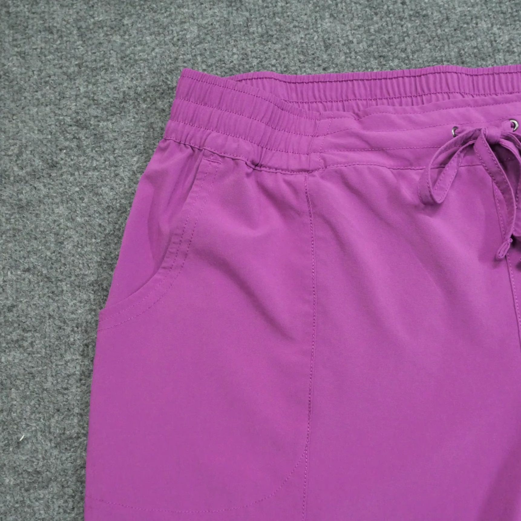 CO Duluth Pants Womens XL Purple Jogger Straight Stretch Lightweight Casual Canvas Size 25" / US 0 / IT 36 - 4 Thumbnail