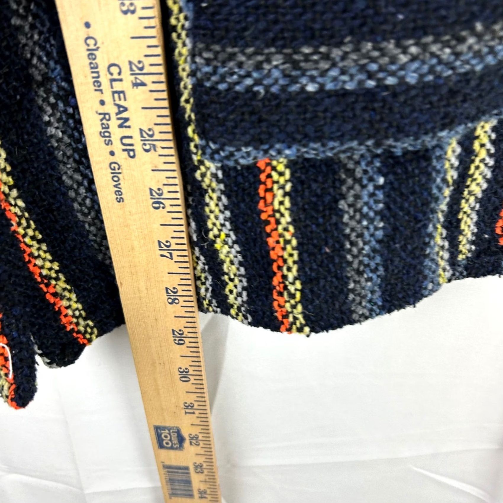 Vintage Iguana Jack Baja Hoodie Pullover Striped Hooded Sweatshirt XL Made in Mexico Size US XL / EU 56 / 4 - 6 Thumbnail