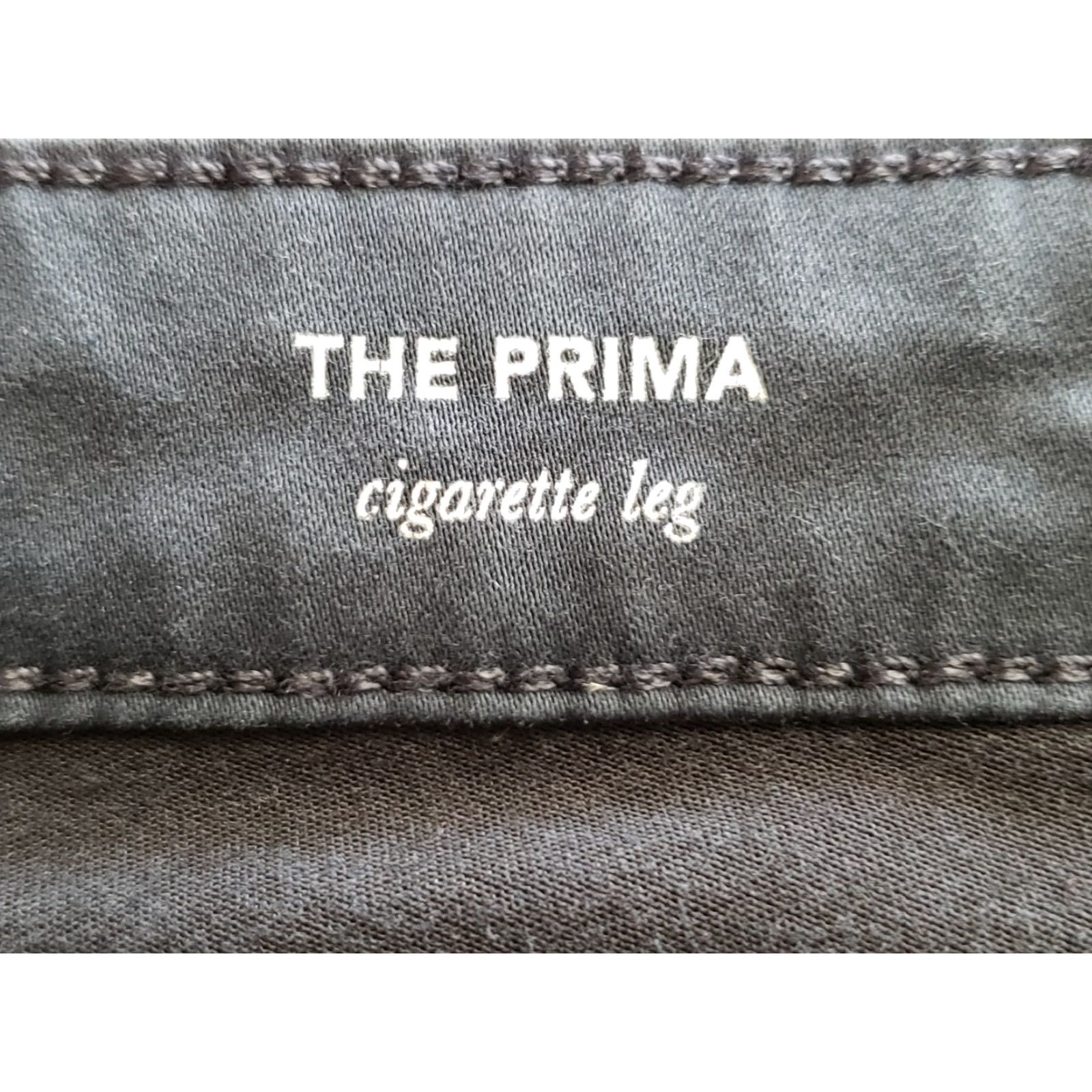 Vintage VINTAGE AG Adriano Goldschmied The Prima Cigarette Leg Jeans Womens 25R Dark Blue Velvety Stretch Material Slim Ankle Jegging 26 Inseam Women Size 42" / US 20 - 4 Thumbnail