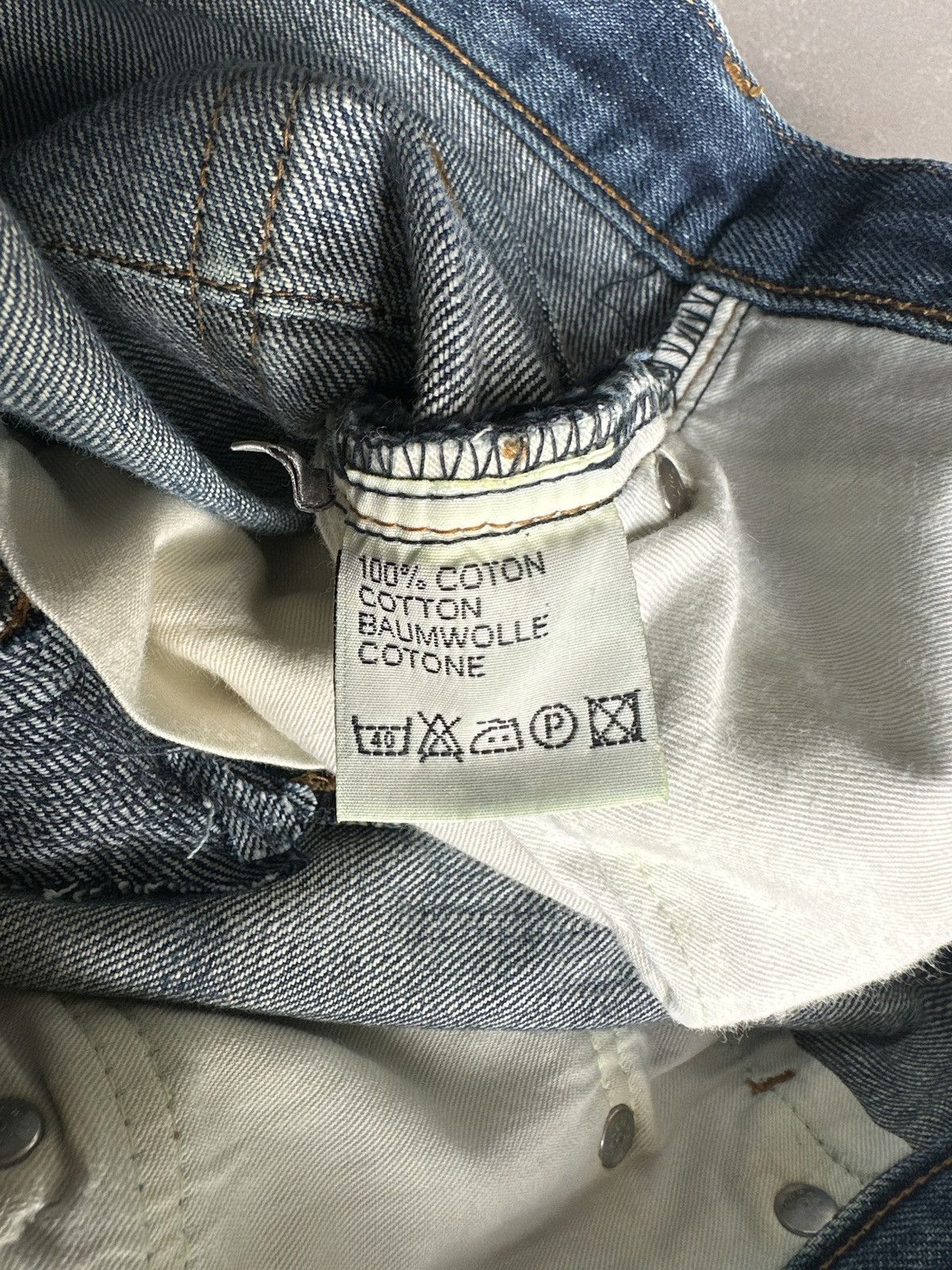 Dior × Hedi Slimane Dior Homme AW03 “LUSTER” MIJ Washed Denim Size US 30 / EU 46 - 10 Thumbnail