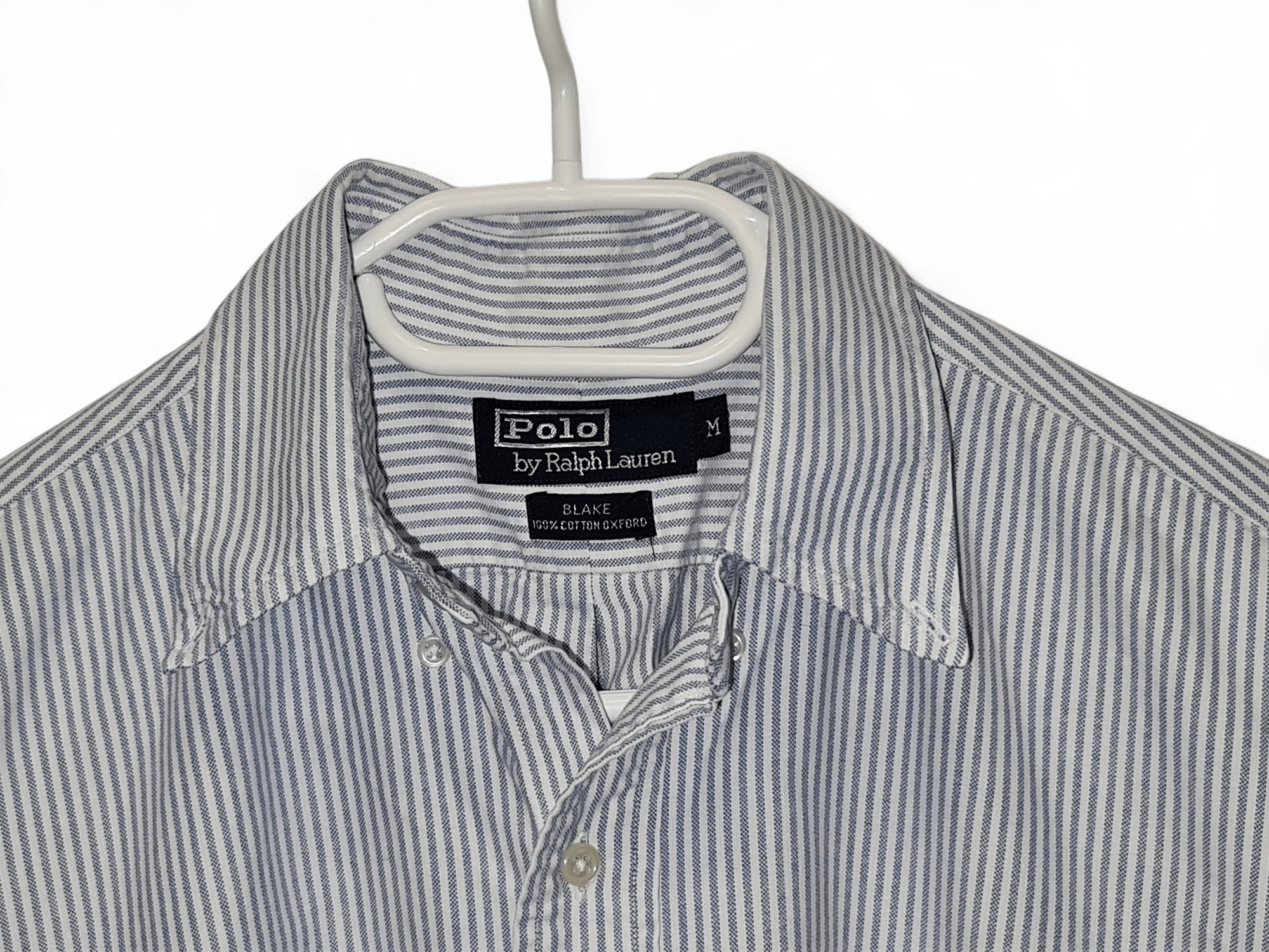 Polo Ralph Lauren Vintage Polo by Ralph Lauren Striped Shirt Cotton Old Money Size US M / EU 48-50 / 2 - 4 Thumbnail