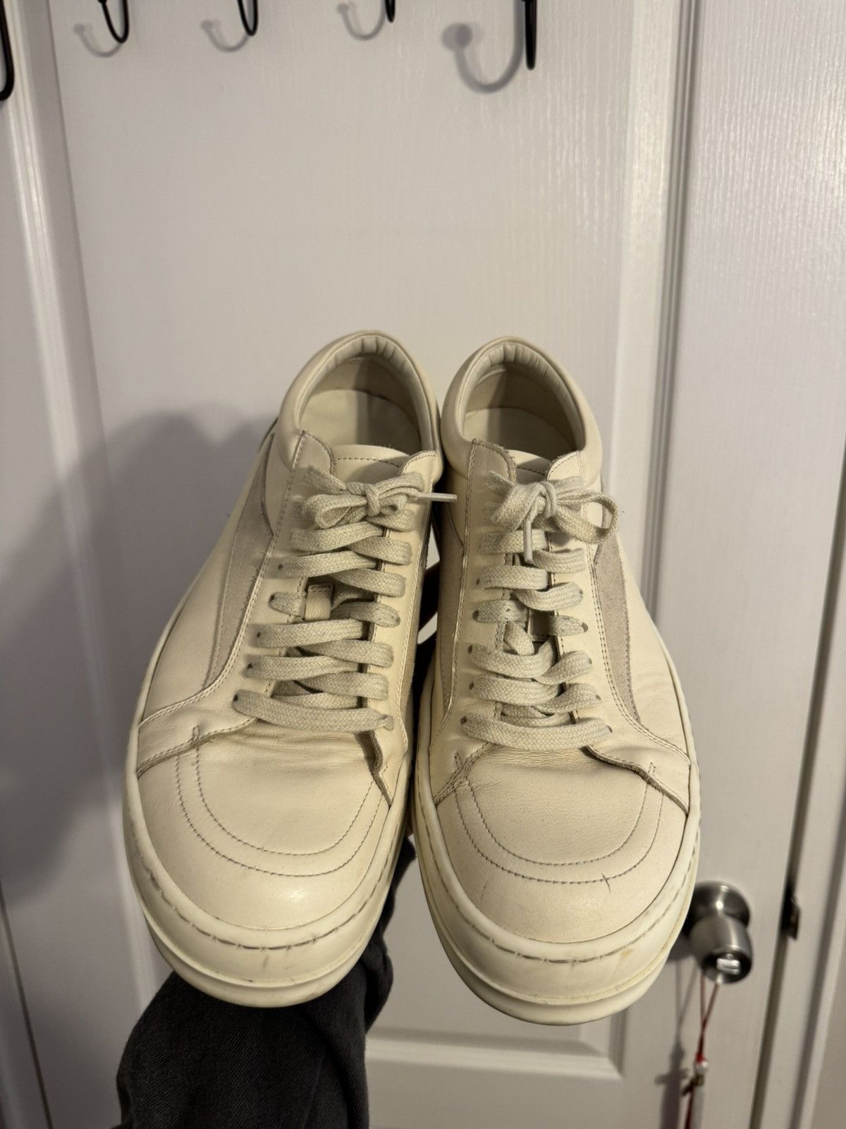 Rick Owens Rick Owens Vintage Leather Milk Vans Size US 10 / EU 43 - 2 Thumbnail