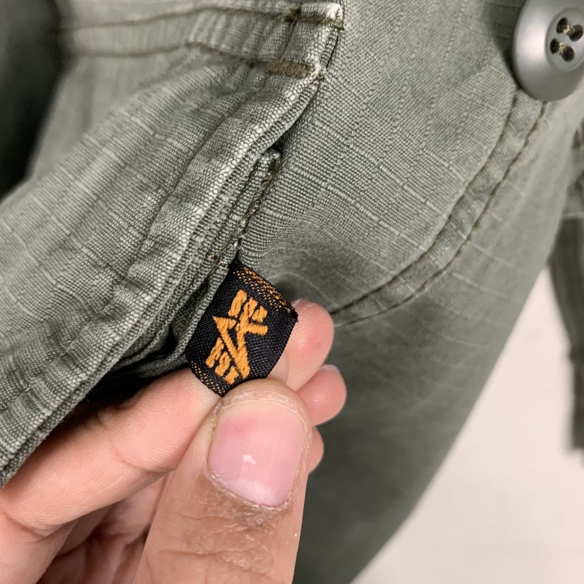 Alpha Industries × Vintage ☀️Vintage Alpha Industries military jacket Size US M / EU 48-50 / 2 - 17 Thumbnail