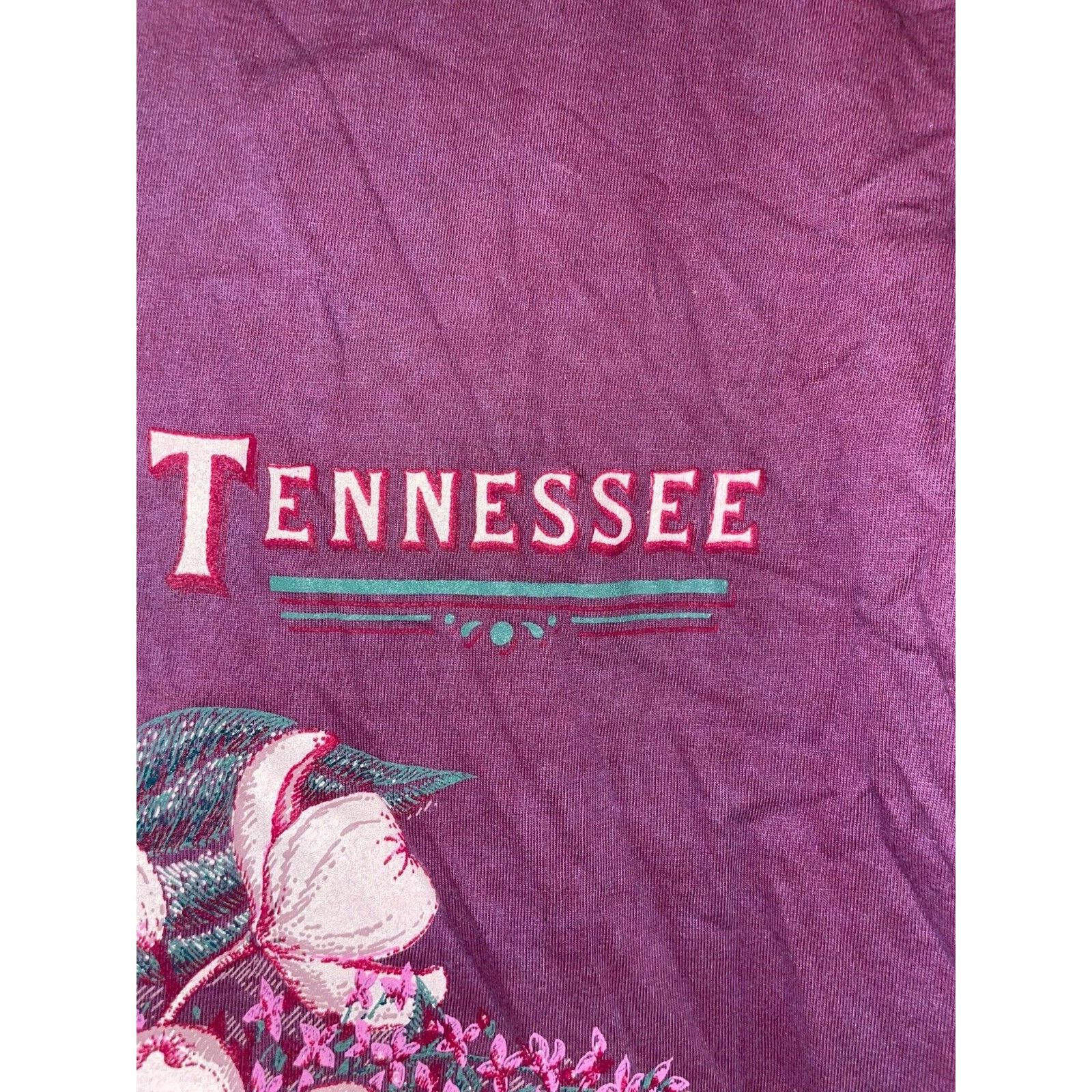 Jerzees Vintage Tennessee Shirt Wildflower Flower Tee VTG 90s Small Size US S / EU 44-46 / 1 - 6 Thumbnail
