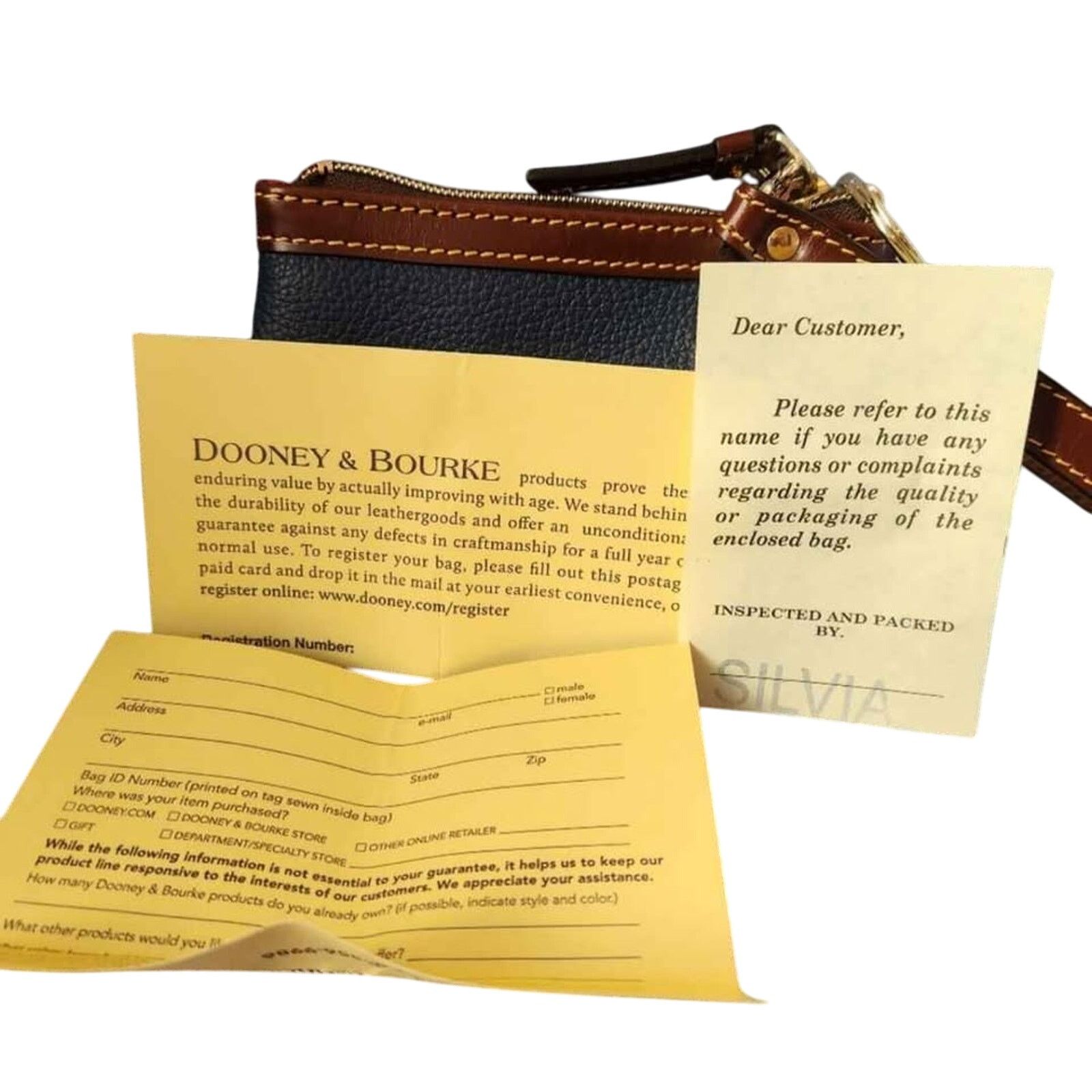 Dooney & Bourke New Dooney and Bourke Navy Wristlet Size ONE SIZE - 3 Thumbnail