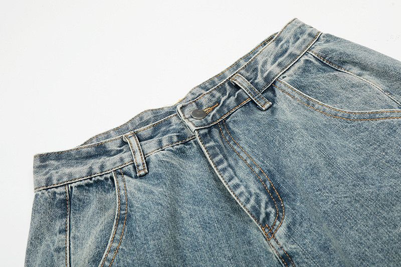 Jean American retro patchwork curved jeans for men Size US 32 / EU 48 - 3 Thumbnail