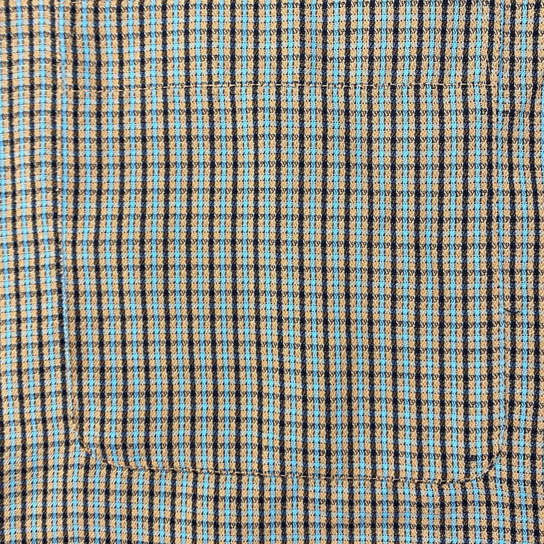 BUGATCHI Bugatchi Uomo Shirt Mens Large Beige Check Plaid Long Sleeve Button-Down Size US L / EU 52-54 / 3 - 3 Thumbnail