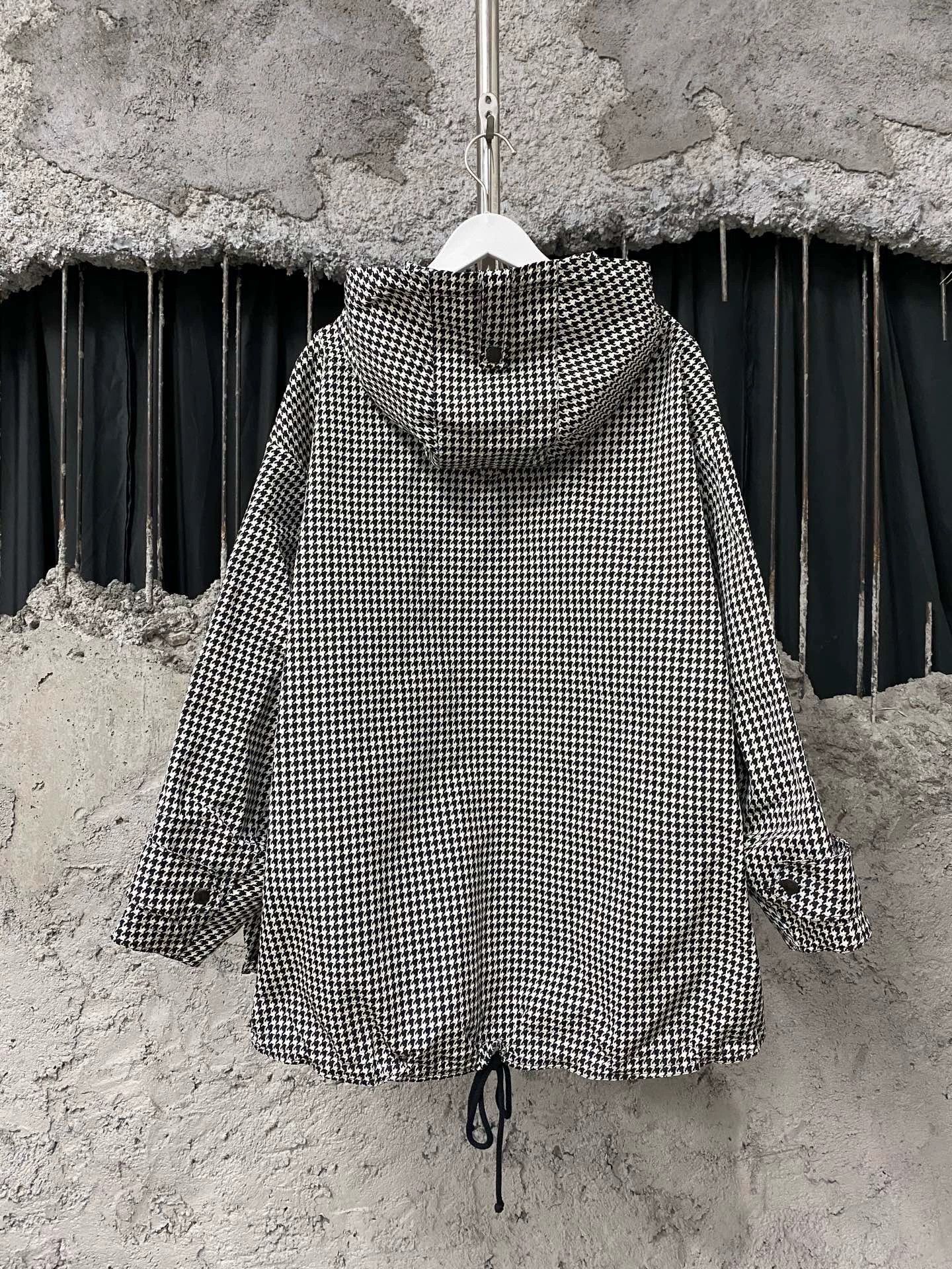 Dior Dior Half-Zip Houndstooth Shell Jacket XS New | Grailed