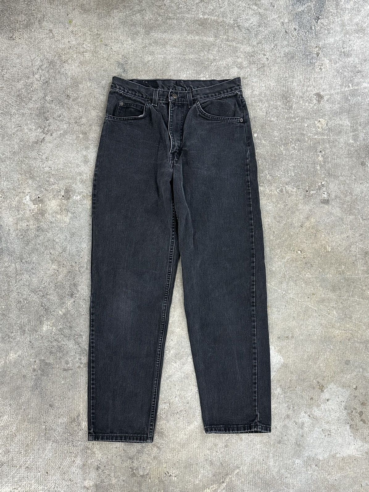 Levi's × Vintage Vintage 90s Levi’s Orange Tab Denim Black Jeans Size US 32 / EU 48 - 1 Thumbnail