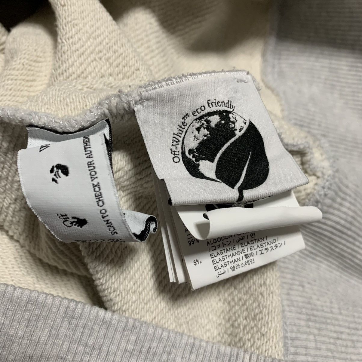 Off-White Off White Medium Wizard Cartoon Graffiti Grey Sweatshirt Size US M / EU 48-50 / 2 - 9 Thumbnail