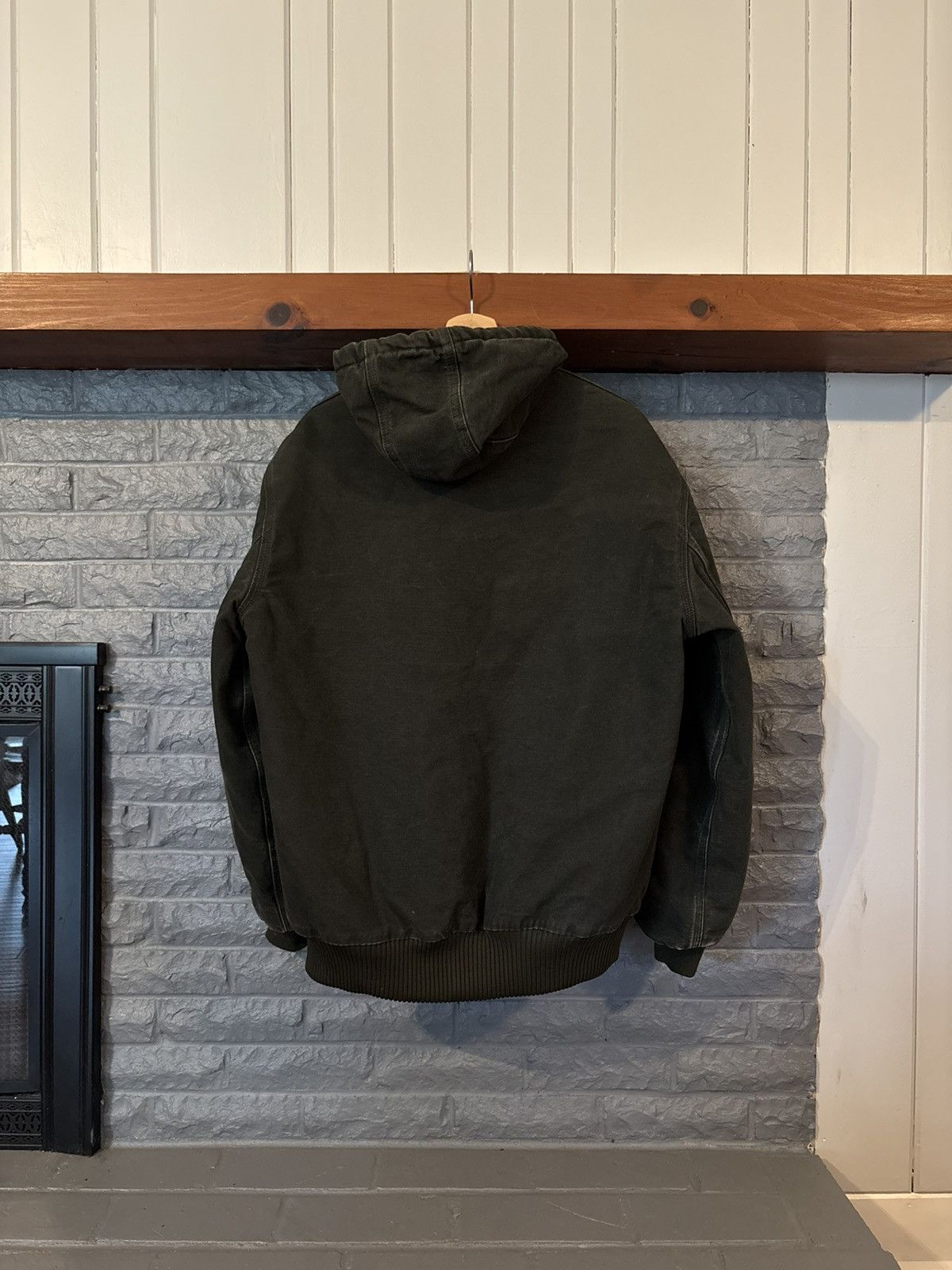 Carhartt Moss Green Active Jacket Green Carhartt Hooded Jacket J130 Size US M / EU 48-50 / 2 - 2 Thumbnail