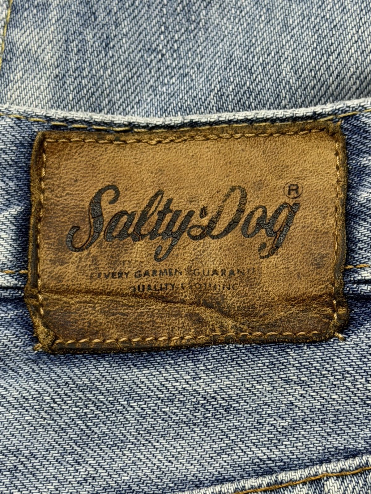Japanese Brand Vintage 90s Salty Dog Union Made Selvedge Denim Jeans | W31 Size US 31 - 14 Thumbnail