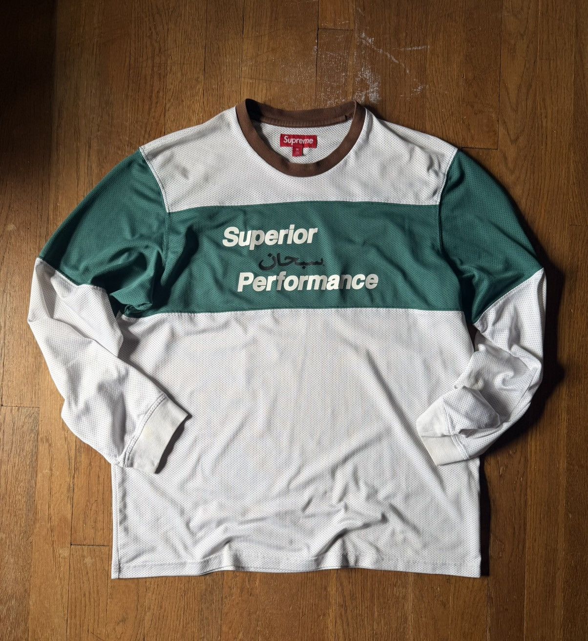 Supreme Supreme Arabic Mesh L/S Top SS25 | Grailed