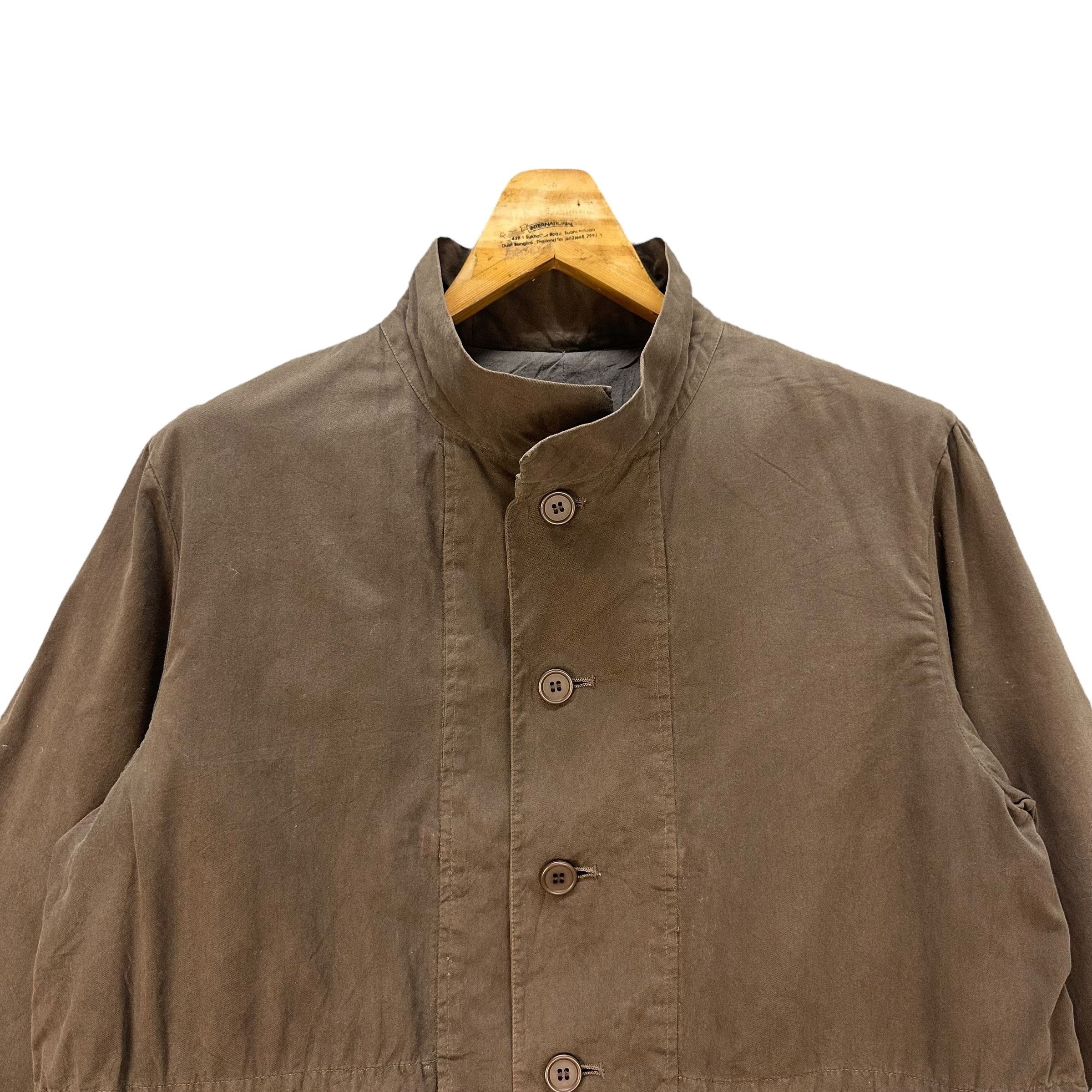 Issey Miyake PLANTATION BY ISSEY MIYAKE DOUBLE LAYER COAT JACKET #9027-49 Size US M / EU 48-50 / 2 - 2 Thumbnail