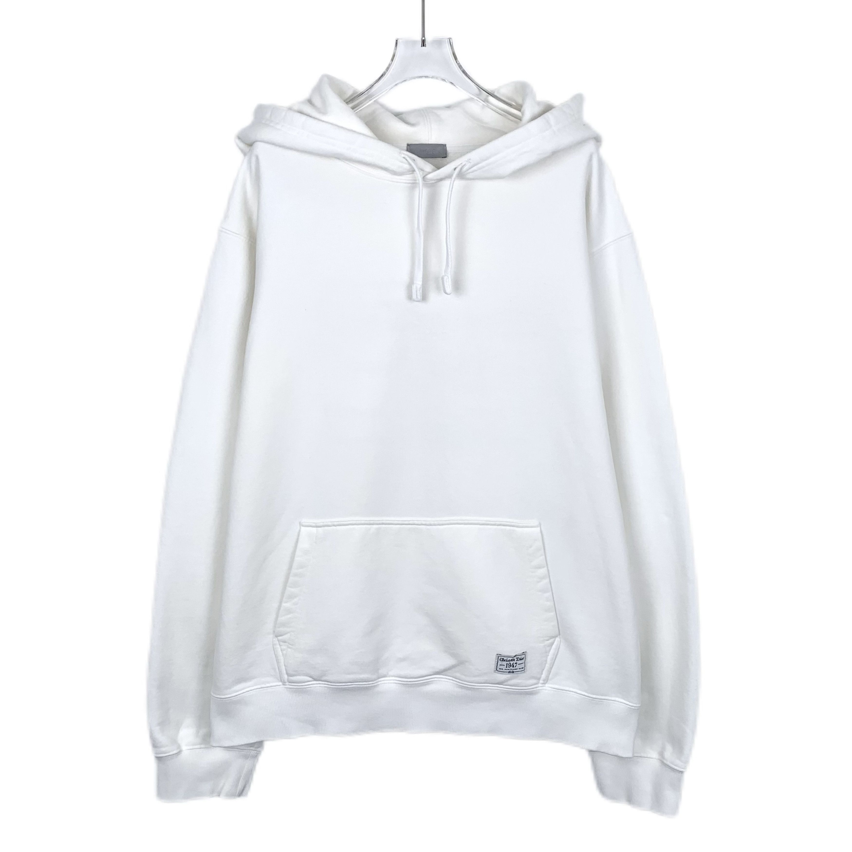 Dior Dior White Embroidered Cotton Hoodie Sweatshirt (Size XXL) Size US XXL / EU 58 / 5 - 1 Thumbnail
