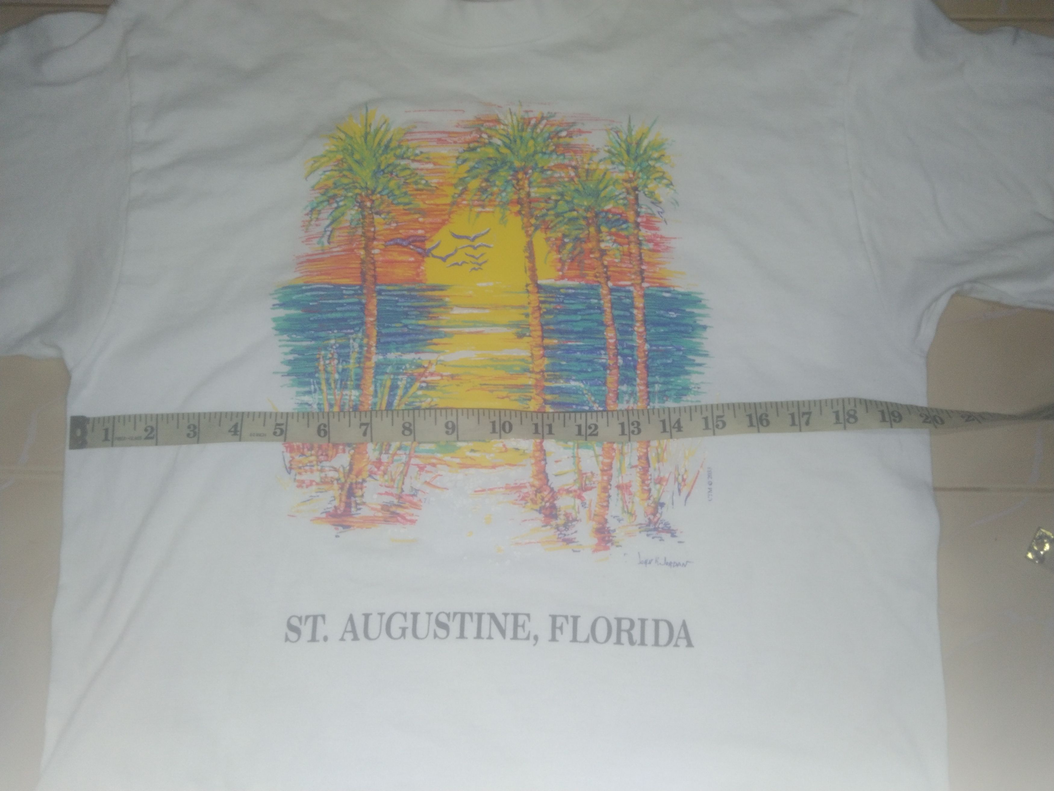 Vintage Vintage St Augustine Florida painting by John R Jordan tee Size US M / EU 48-50 / 2 - 8 Thumbnail