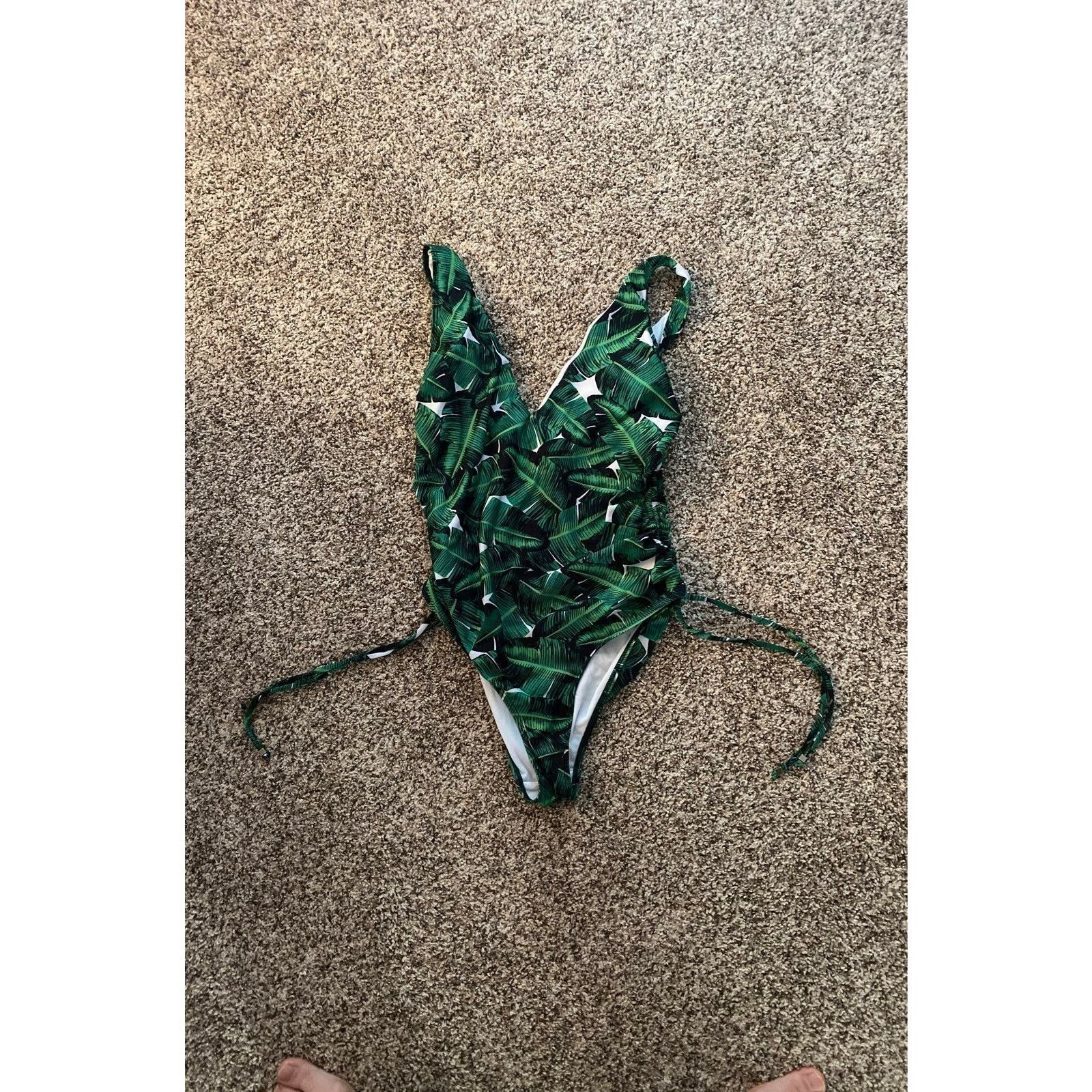 Other Side Tassel Ruched Swimsuit Size ONE SIZE - 5 Thumbnail
