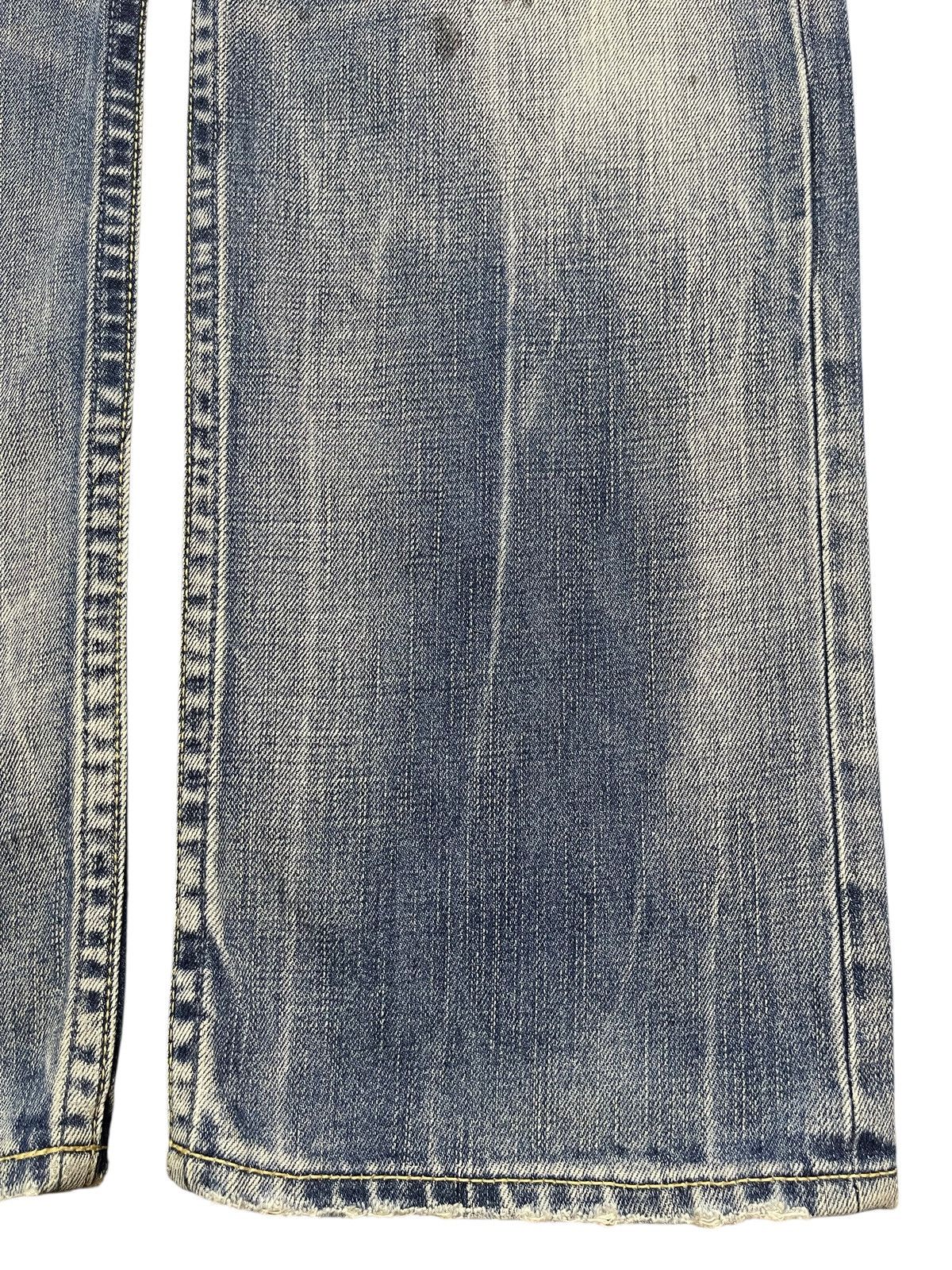 14th Addiction Vintage Japanese Brand Blue Faded Wash Distress Loose Jeans Size US 32 / EU 48 - 8 Thumbnail