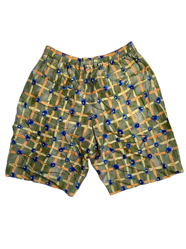 Marni o1w1db10125 Classic Fit Silk Shorts in Multicolor Size US 38 / EU 54 - 2 Thumbnail