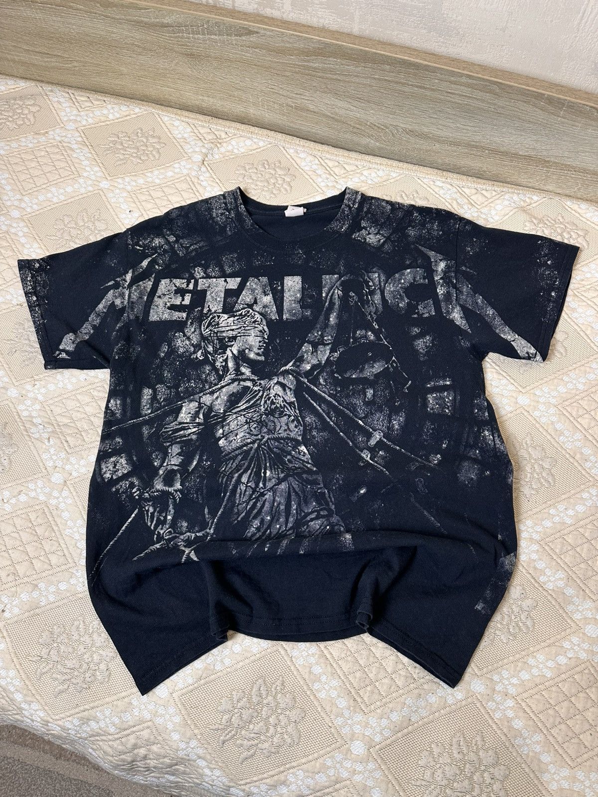 Band Tees 🔥 Rare Vintage Metallica And Justice For All Graphic T-shirt Size US L / EU 52-54 / 3 - 6 Thumbnail