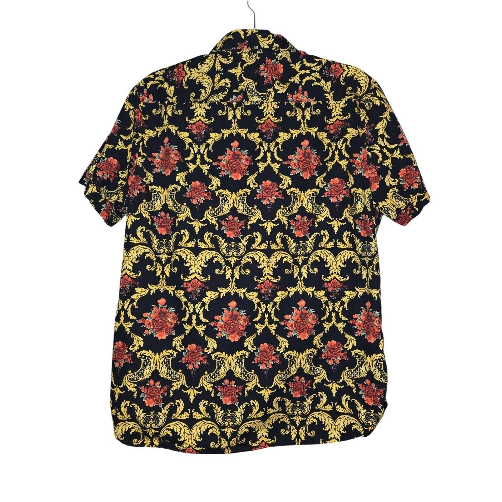 Denim & Flower Denim & Flower Ricky Singh Mens Large Baroque Short Sleeve Size US L / EU 52-54 / 3 - 1 Thumbnail