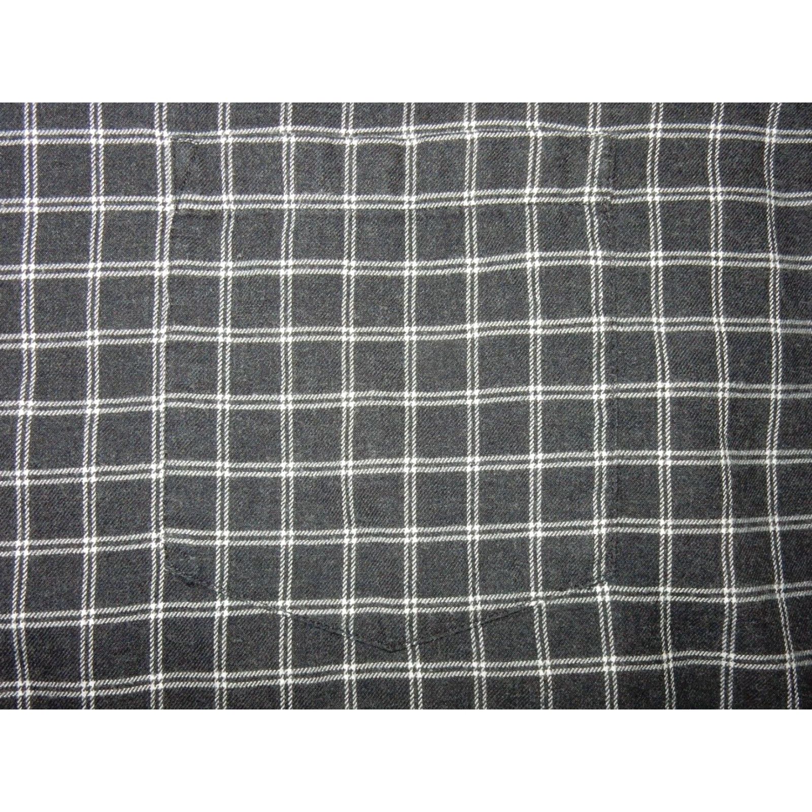 J.Crew VINTAGE J.CREW Men's Flannel Shirt Size XL Plaid Cotton Long Sleeve Slim Fit Gray Size US XL / EU 56 / 4 - 2 Thumbnail