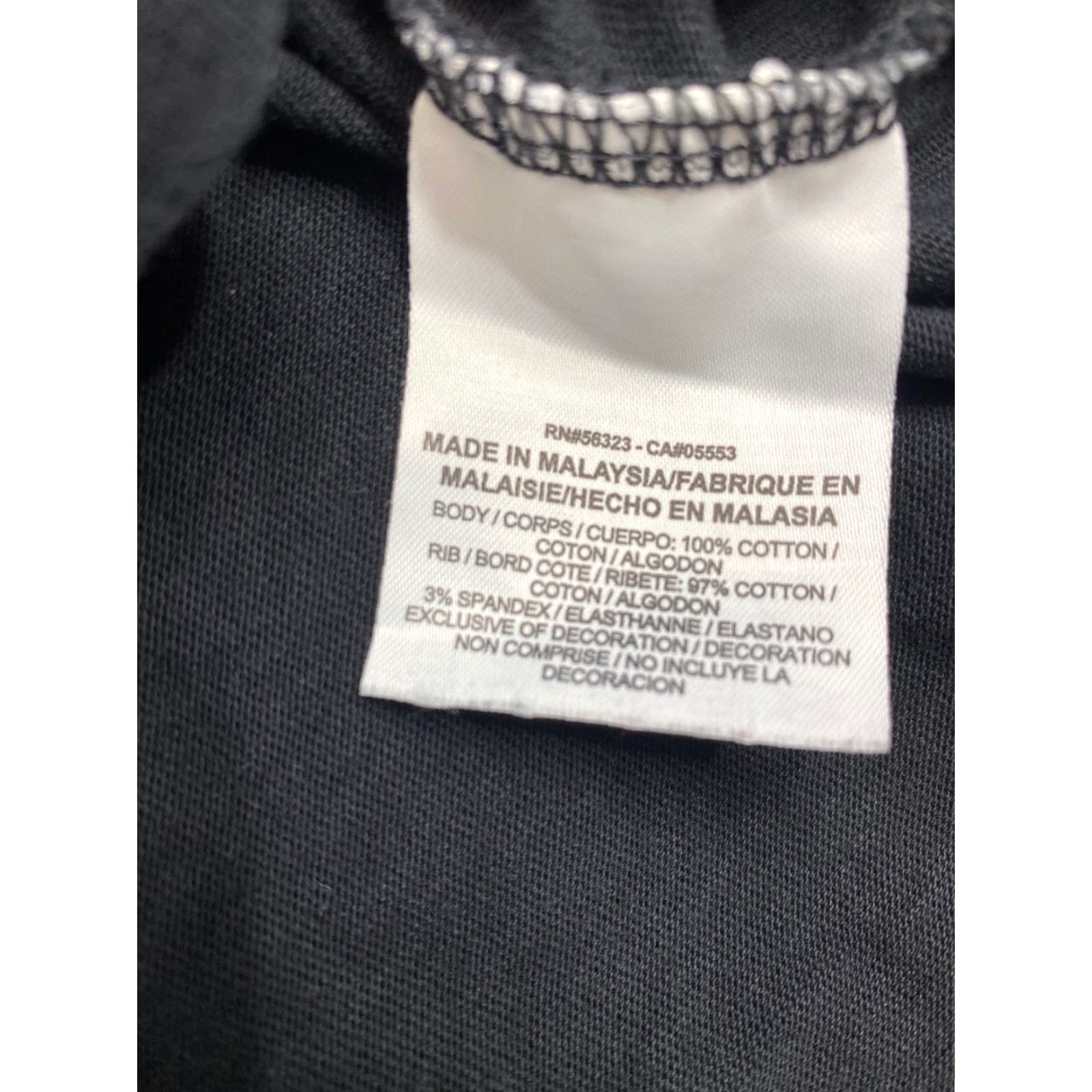 Nike Nike Crop Top Shirt Logo Spelled Out Black Crew Neck XL Women’s Short Sleeve T-Shirt 100% Cotton Casual Size XL / US 12-14 / IT 48-50 - 5 Thumbnail