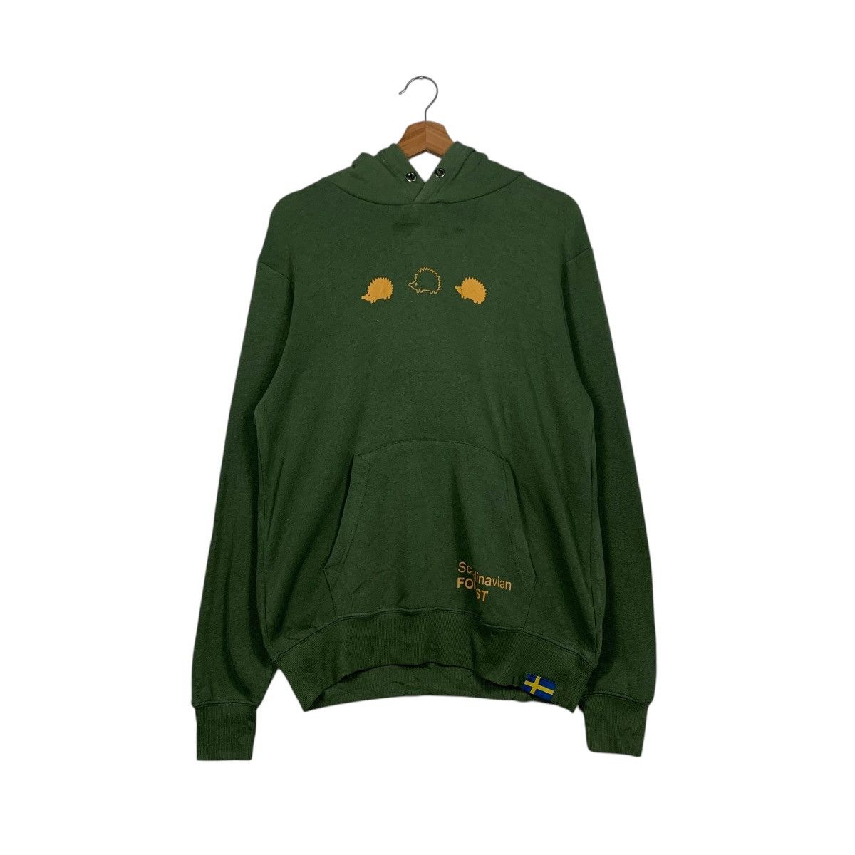 Japanese Brand SCANDINAVIAN FOREST Hedgehog Pullover Hoodies #1617-C72 Size US L / EU 52-54 / 3 - 10 Thumbnail