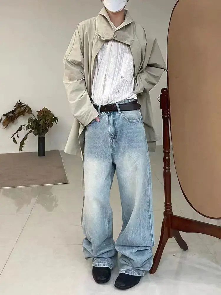 Japanese Brand Vintage washed street Y2K baggy jeans Size US 32 / EU 48 - 4 Thumbnail