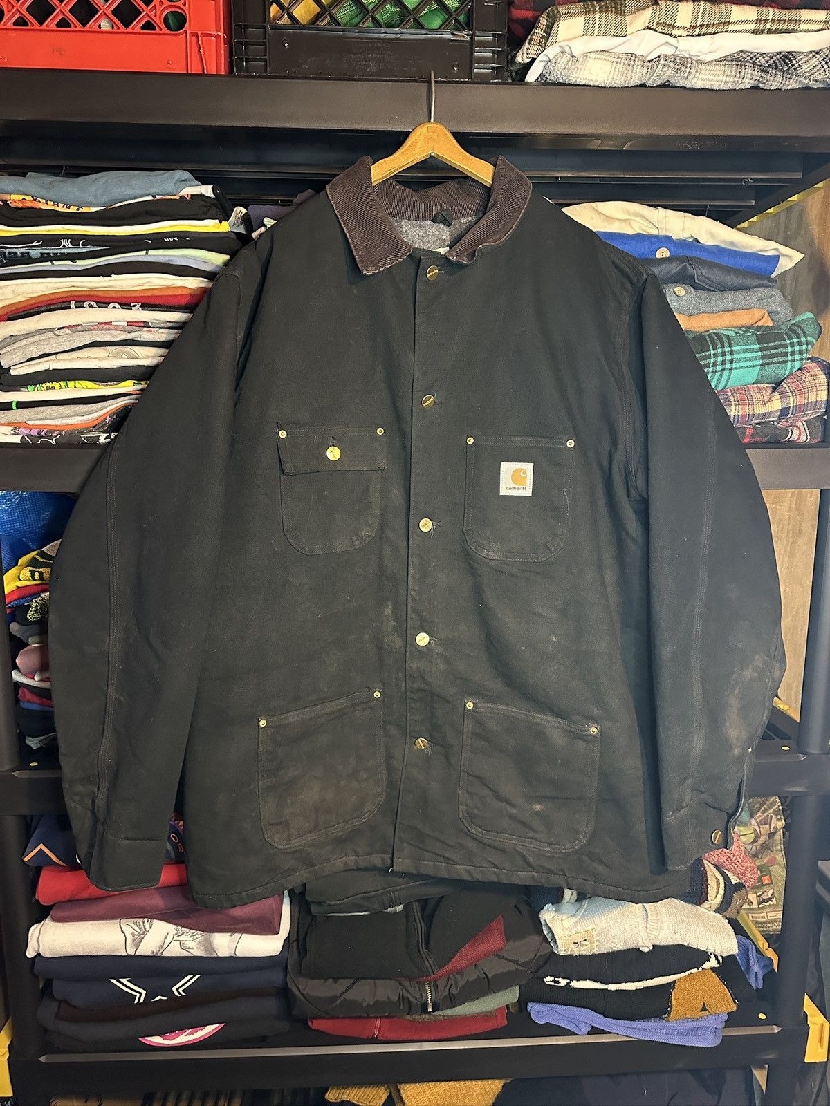 Carhartt Vintage Carhartt Chore coat Size US XL / EU 56 / 4 - 1 Thumbnail
