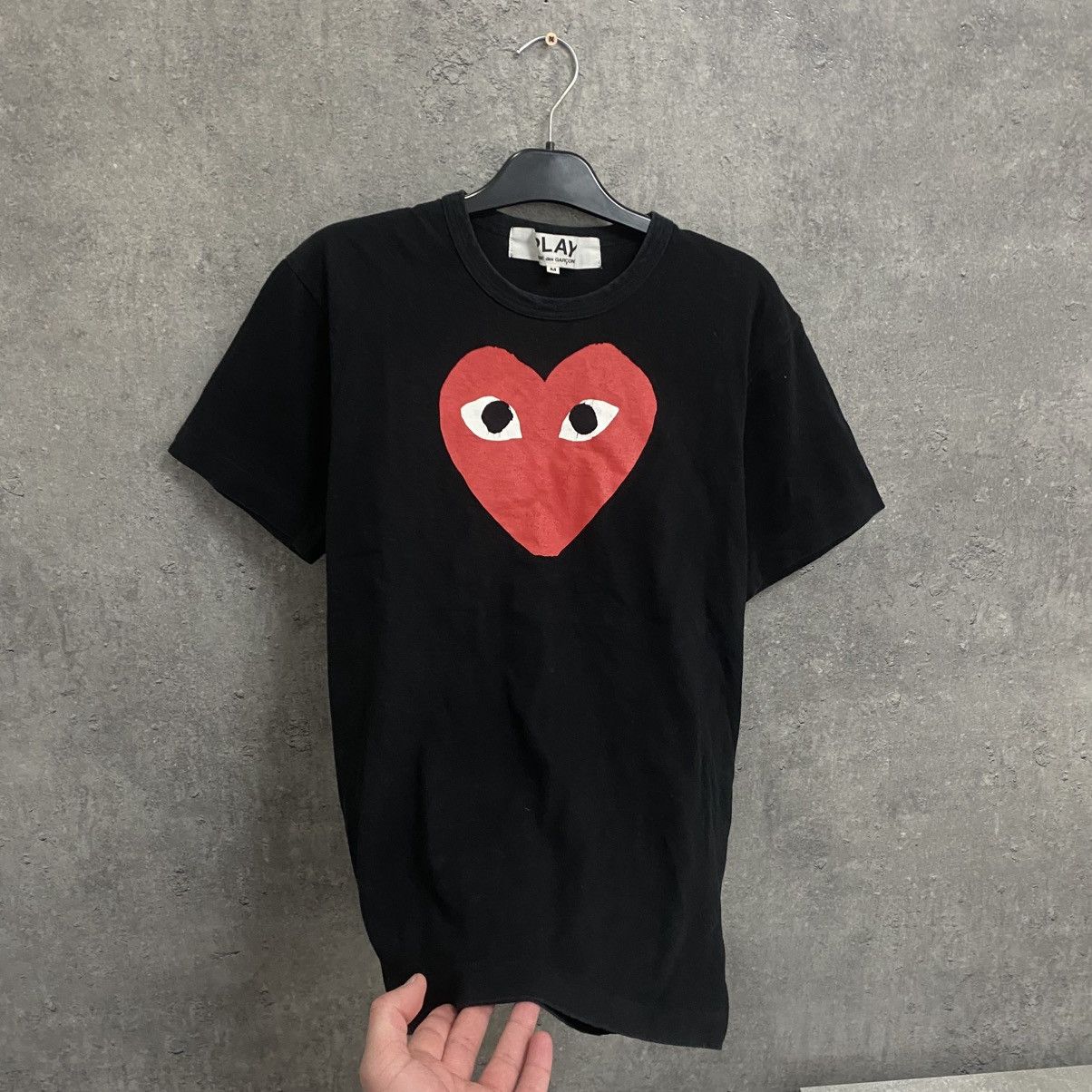 Comme des Garcons Vintage Comme Des Garçons Big Heart T-Shirt Size US M / EU 48-50 / 2 - 2 Thumbnail