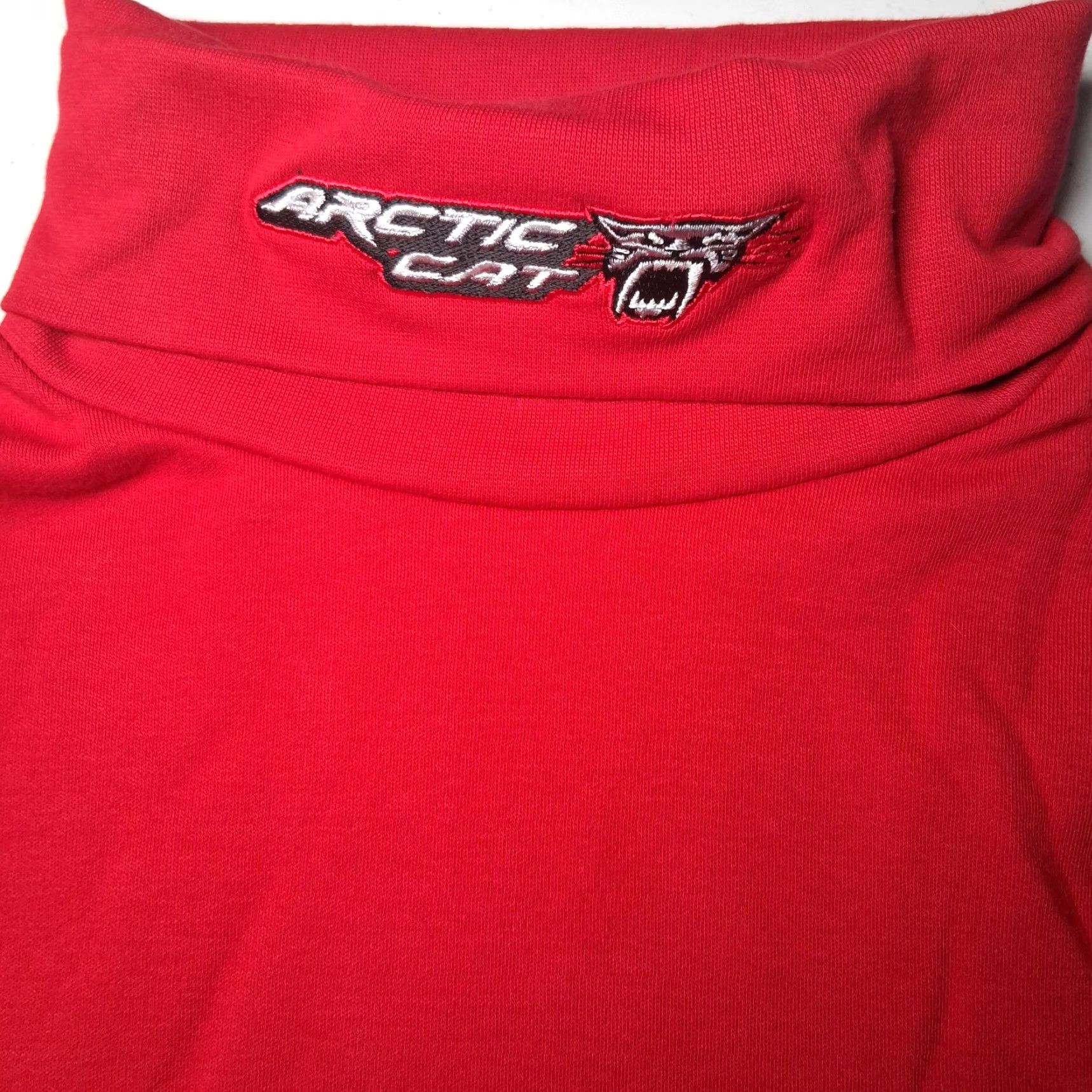 Vintage VINTAGE Arctic Cat Turtleneck Shirt Men M Red Logo Snowmobile ATV USA Size US M / EU 48-50 / 2 - 2 Thumbnail