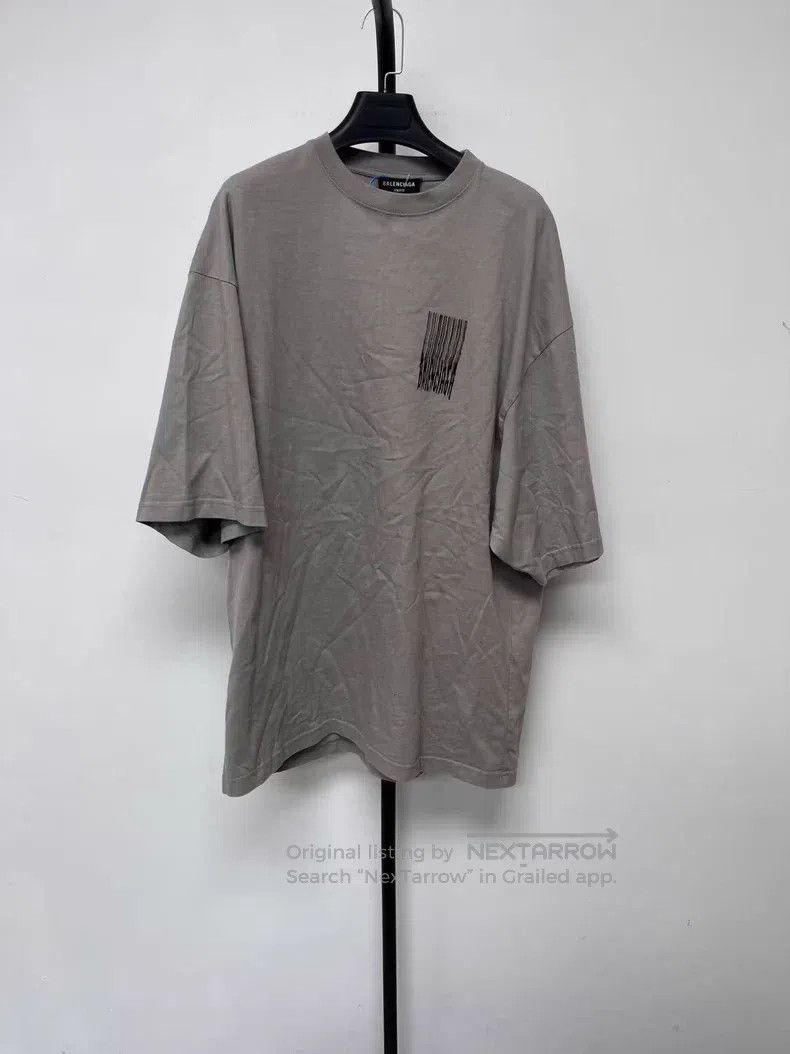 Balenciaga Balenciaga Logo Waterfall Letter Round Neck Short Sleeve T Size US XXS / EU 40 - 1 Thumbnail