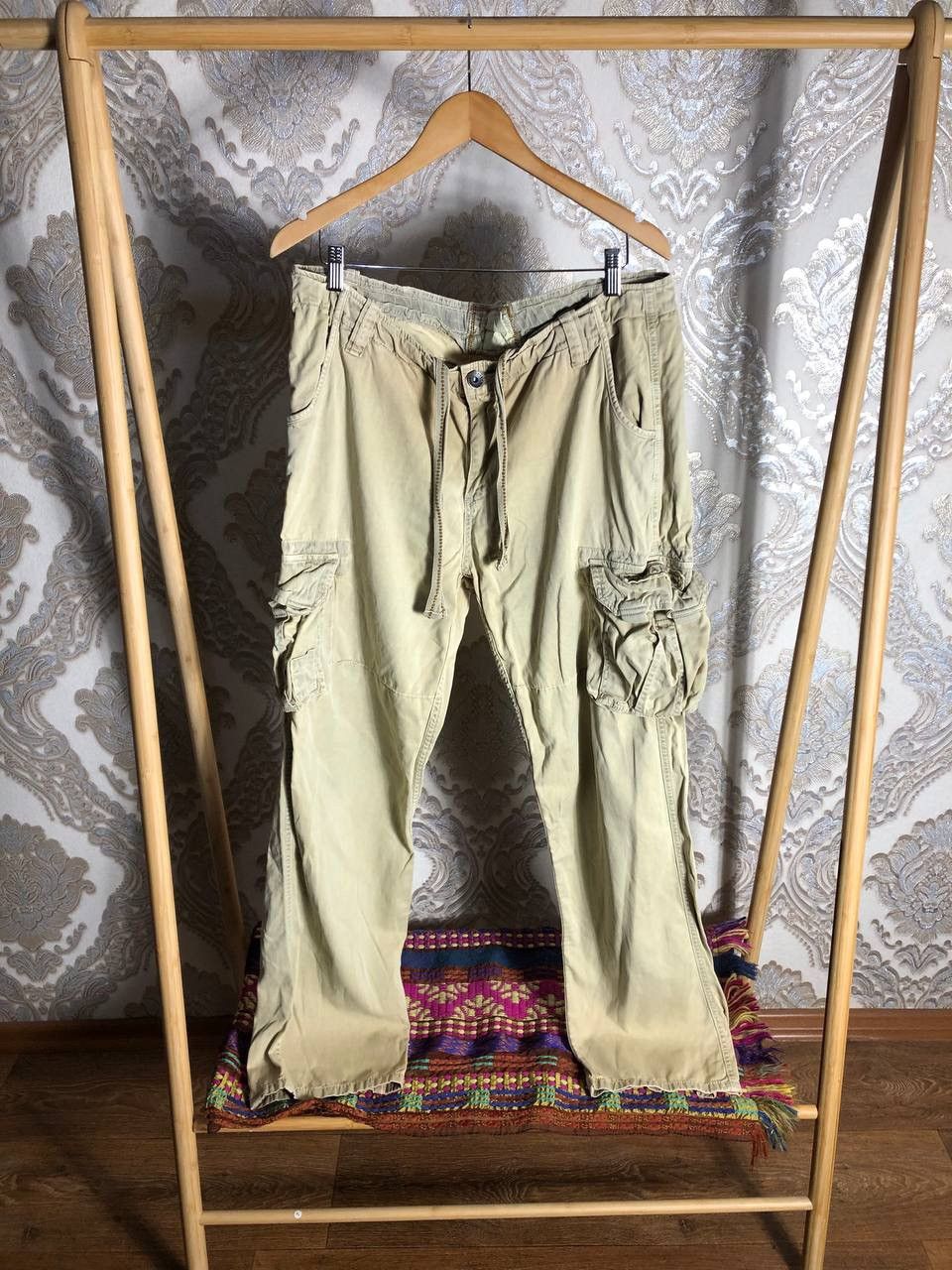 Alpha Industries × Japanese Brand × Vintage Vintage Alpha Industries Cargo Y2K Pants Multi Pocket Rare Size US 38 / EU 54 - 1 Thumbnail