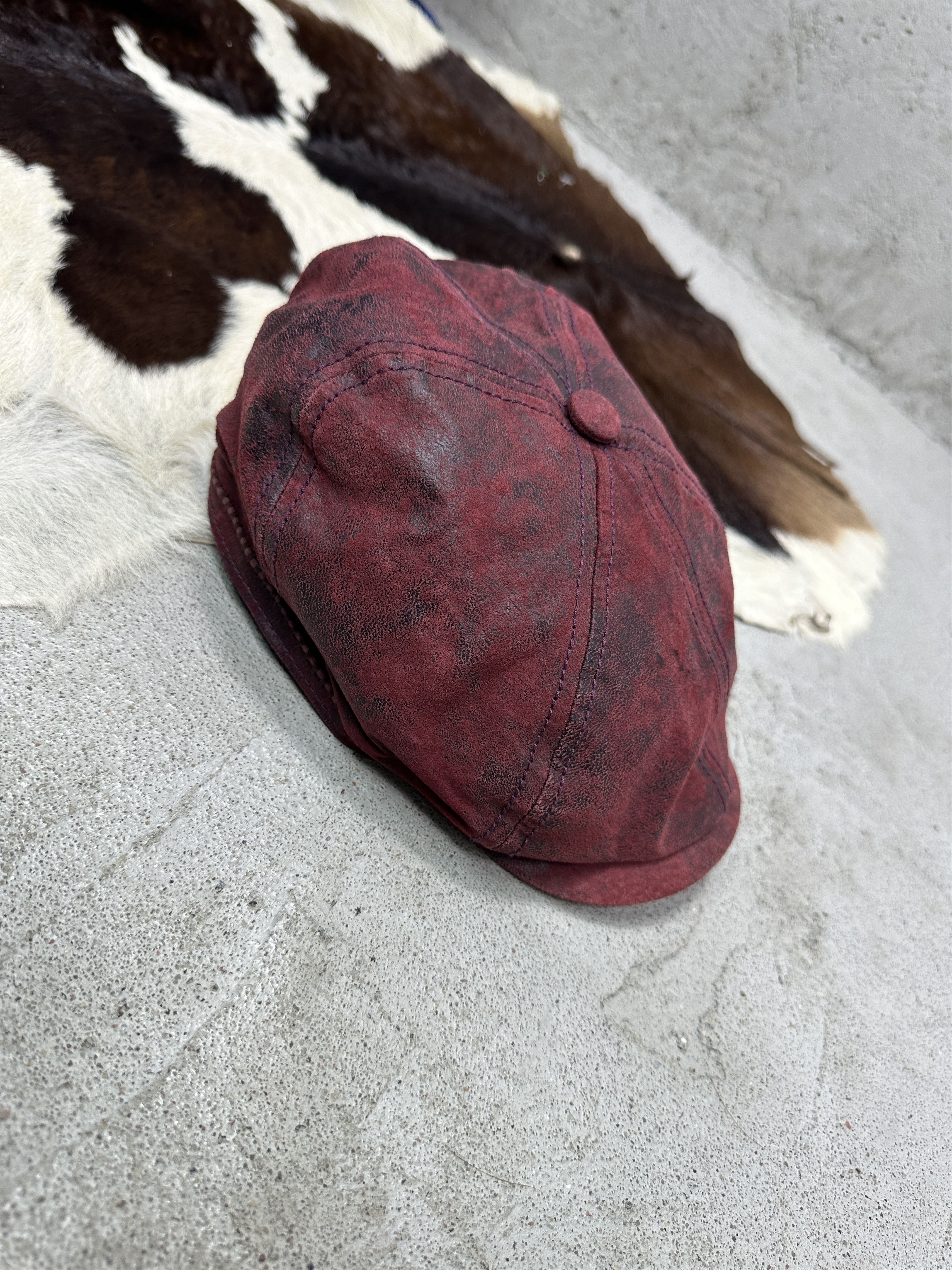 Stetson Vintage Streetwear Old School Stetson Flat Cap Y2K Size 36 - 1 Thumbnail