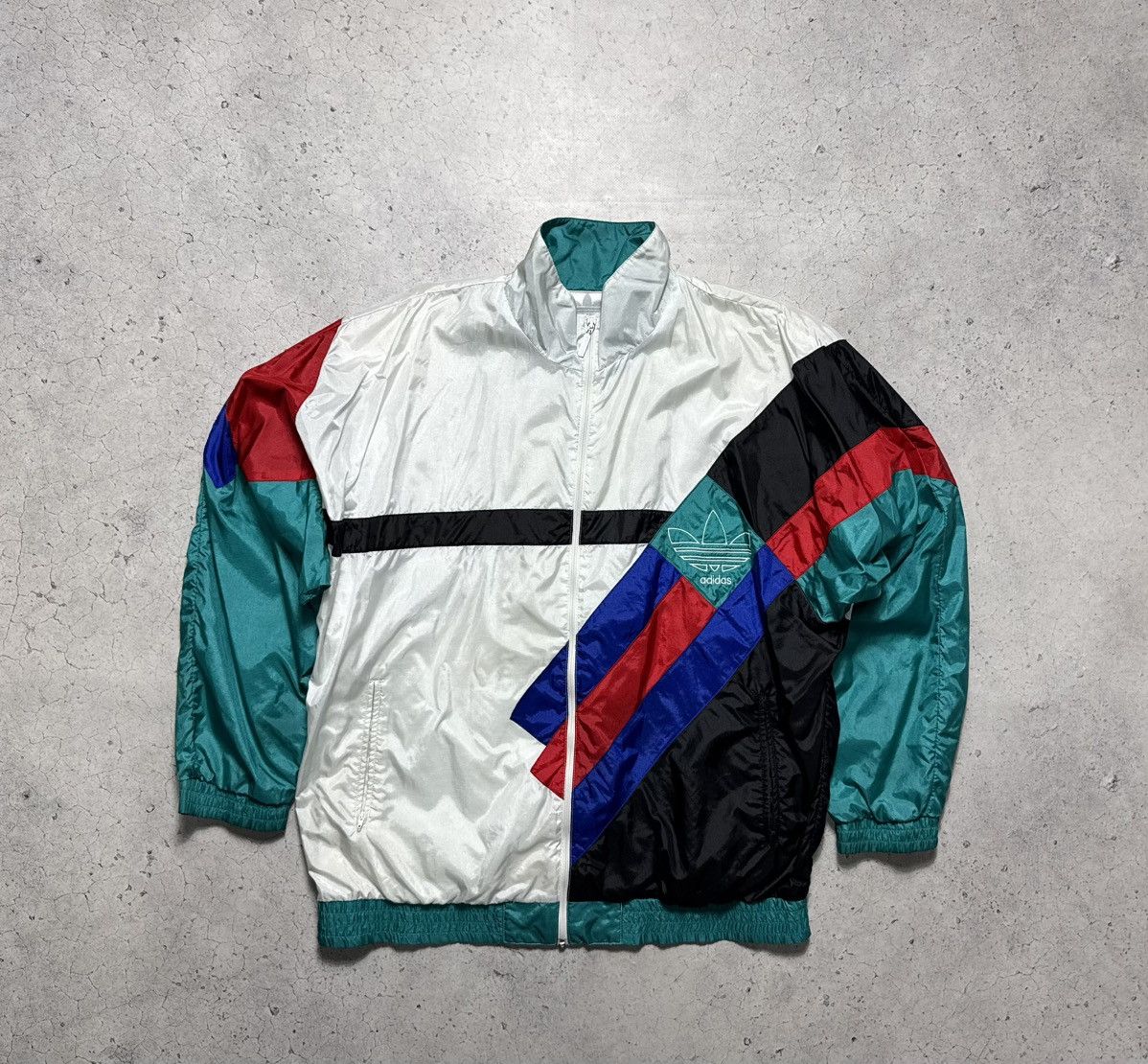 Adidas Adidas Vintage 90’s Nylon Light Full Zip Jacket Size L Size US L / EU 52-54 / 3 - 1 Thumbnail