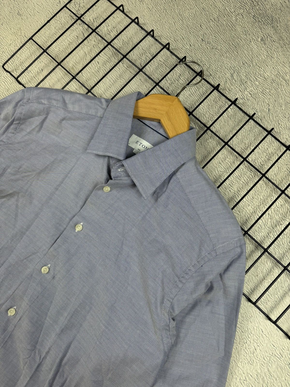 Eton ETON York Slim Formal Shirt Men’s Large Button Up Cutaway Size US L / EU 52-54 / 3 - 3 Thumbnail