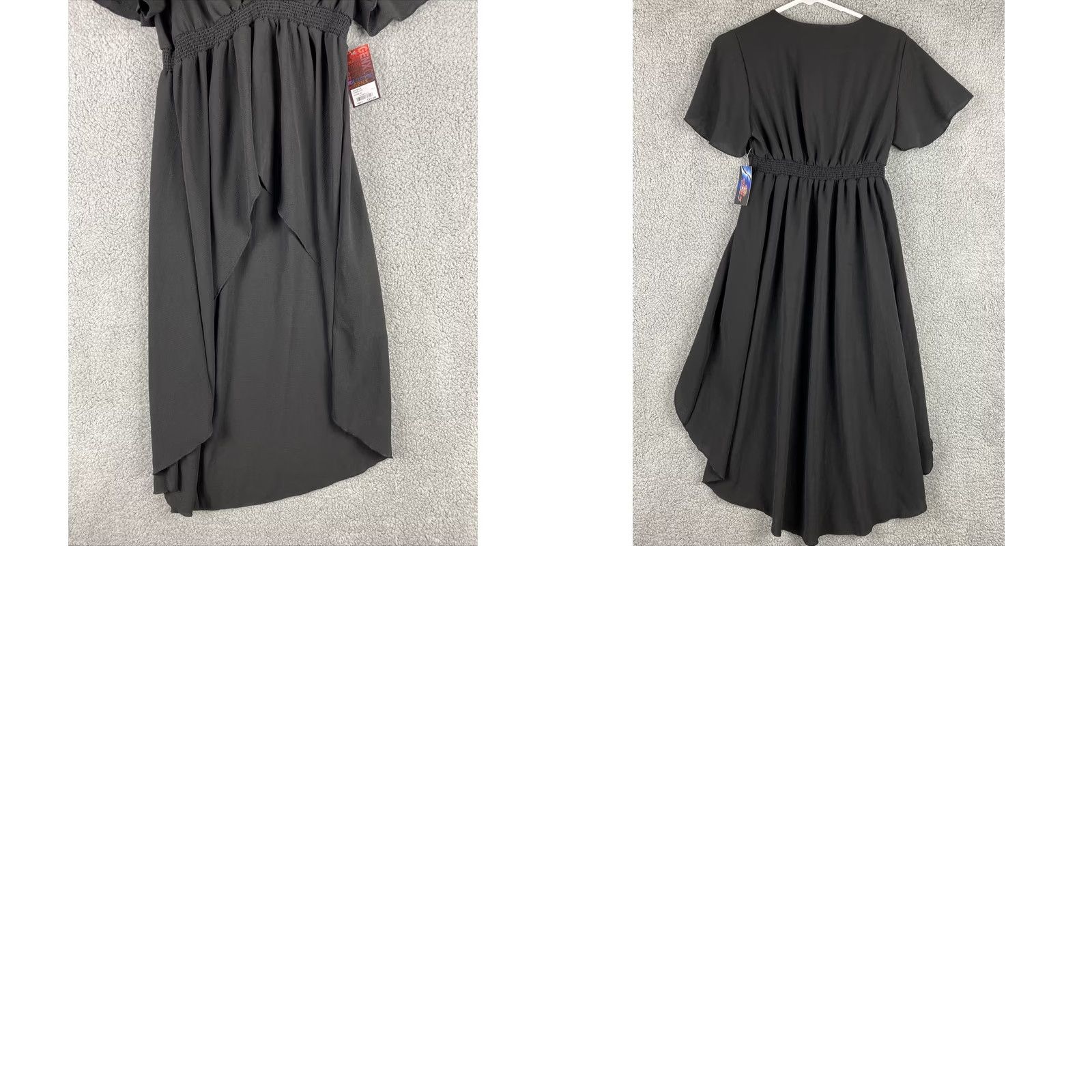 Vintage Vivace Dress Womens M Short Sleeve Knee Length Shift Black/31-20 Size 32" / US 10 / IT 46 - 8 Thumbnail