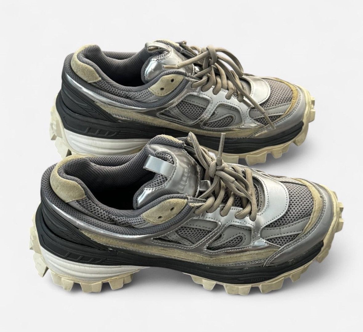 Juun.J juun.j 2019 SS metallic sneakers Size US 7 / EU 40 - 1 Thumbnail