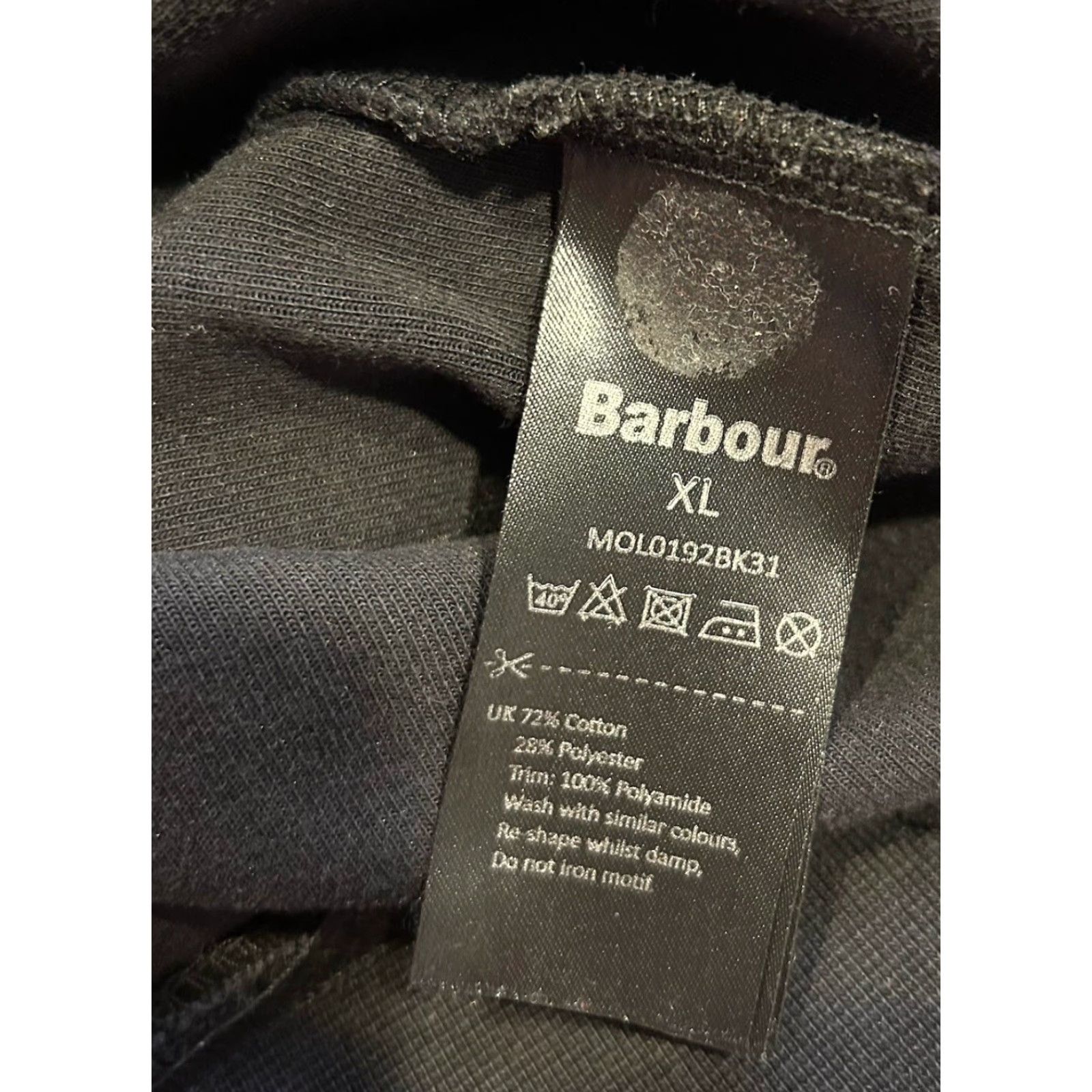 Barbour BARBOUR Sweater Pullover Half Snap Navy Mens XL Knit Mock Neck Logo All Seasons Pullover Barbour Pullover Mens XL Navy Sweater Logo Knit Size US XL / EU 56 / 4 - 4 Thumbnail