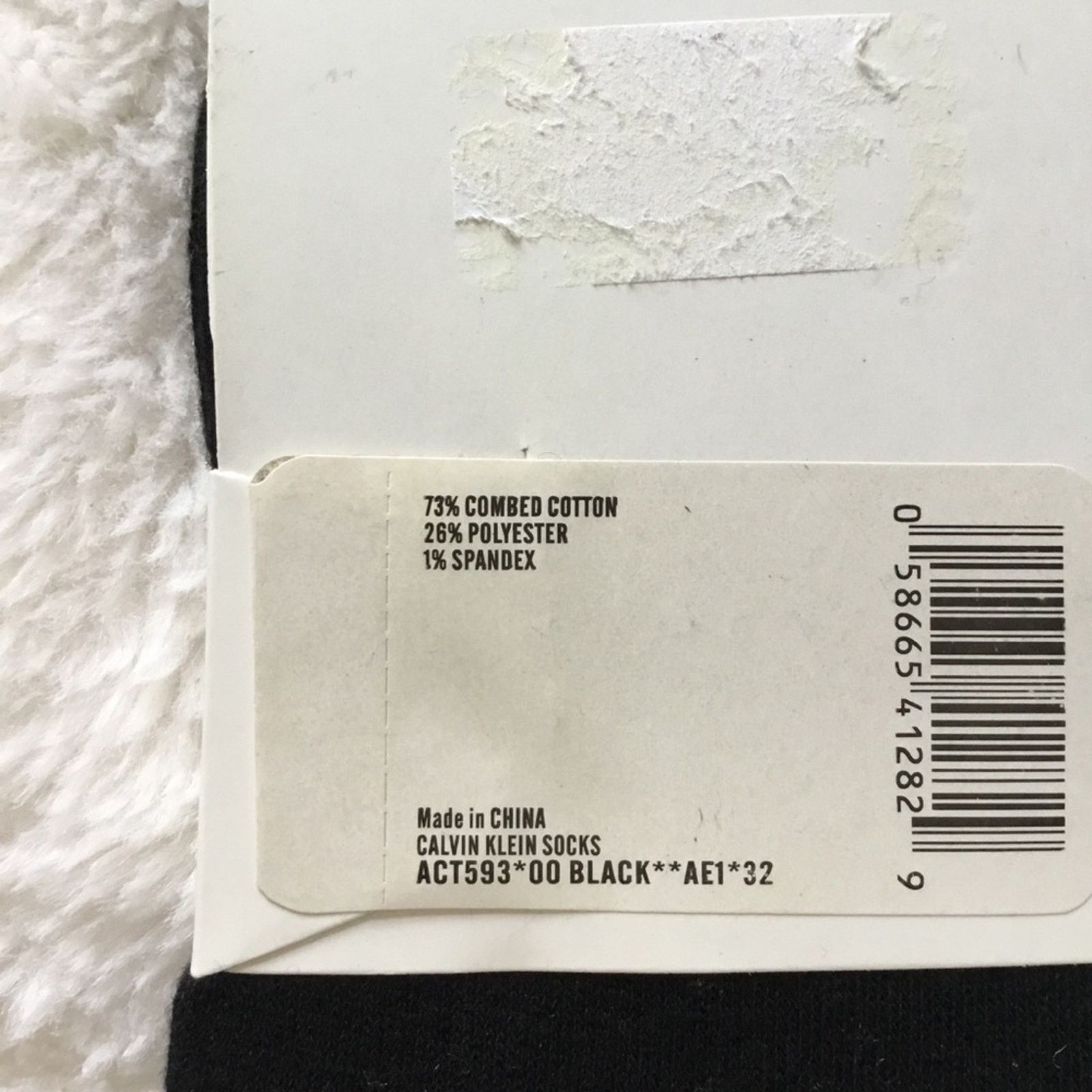 Calvin Klein Calvin Klein Black 2 Pairs Non-Slip Heel Socks Size ONE SIZE - 6 Thumbnail