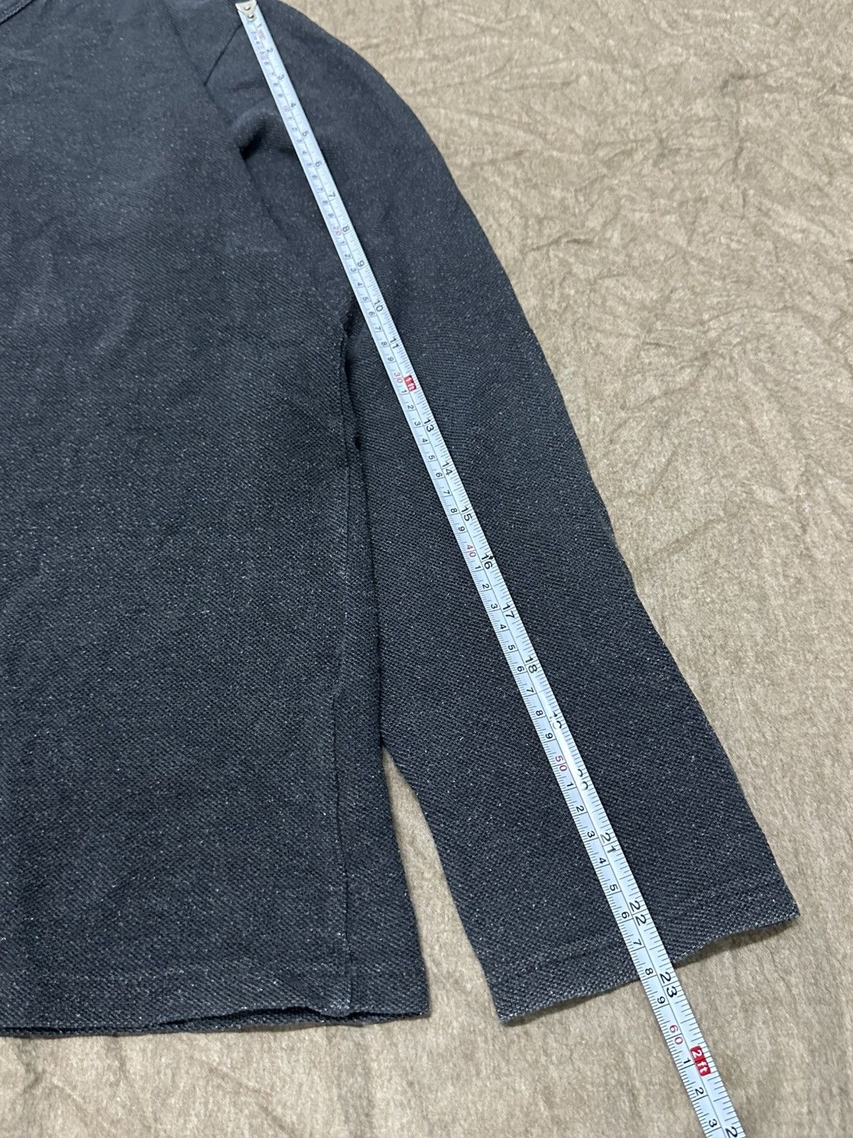 Yohji Yamamoto 1990 - Yohji Yamamoto All Against Risk A.A.R L/S Shirt Size US L / EU 52-54 / 3 - 10 Thumbnail