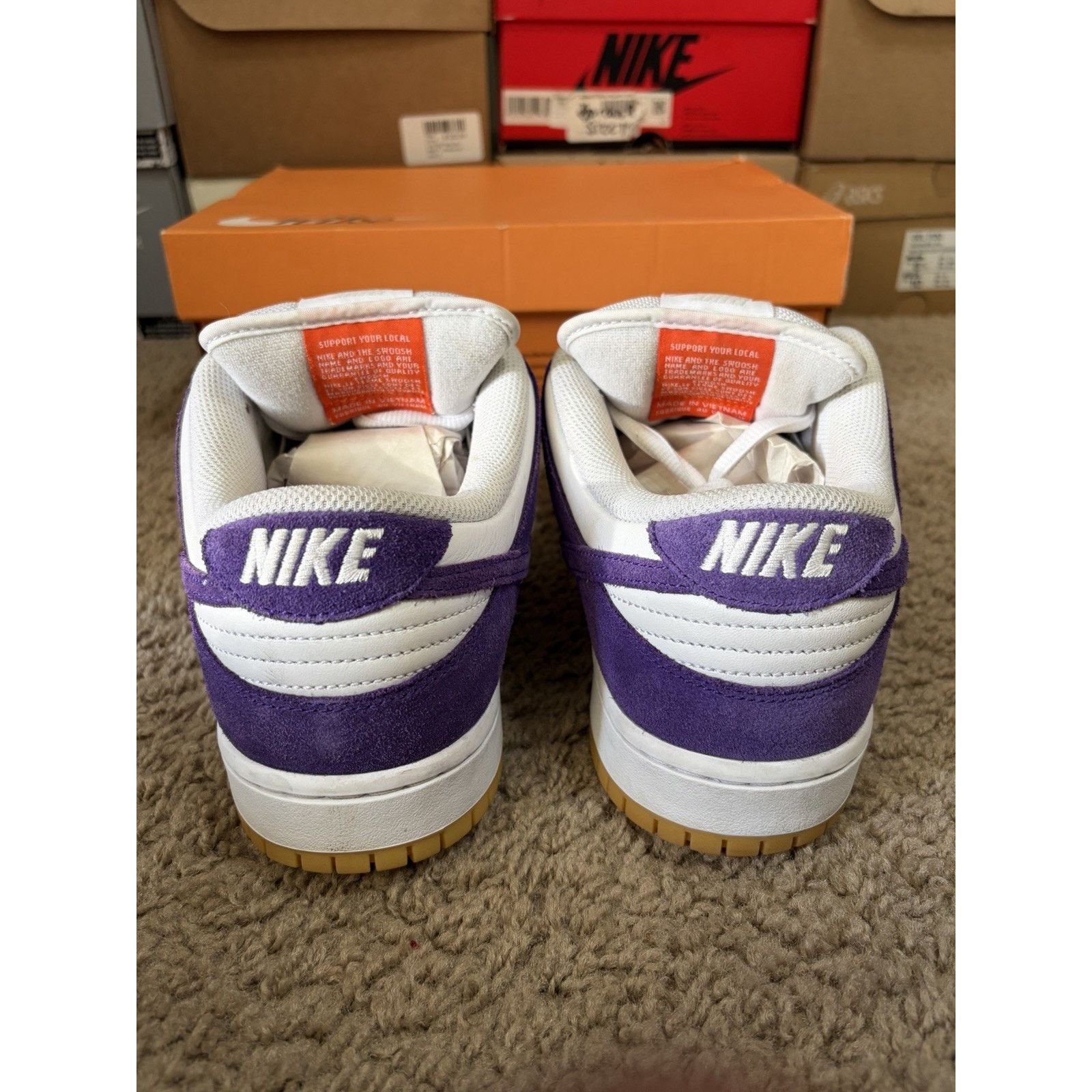 Nike Size 9.5 - Nike SB Dunk Low Pro ISO Court Purple DV5464-500 Size US 9.5 / EU 42-43 - 5 Thumbnail