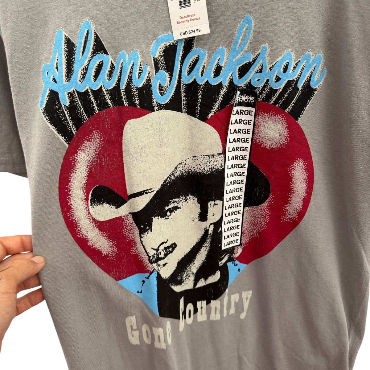 Band Tees Dead Stock Alan Jackson Gone country band tee Size US L / EU 52-54 / 3 - 3 Thumbnail