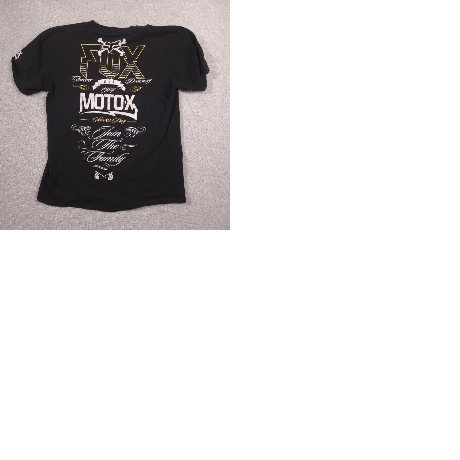 Fox Racing Fox Racing Shirt Mens M Black Glorybound Moto Is Life Graphic Tee Tagless Shirt Mens Medium Black Glorybound Moto Is Life Graphic Tee Tagless Size US M / EU 48-50 / 2 - 9 Thumbnail