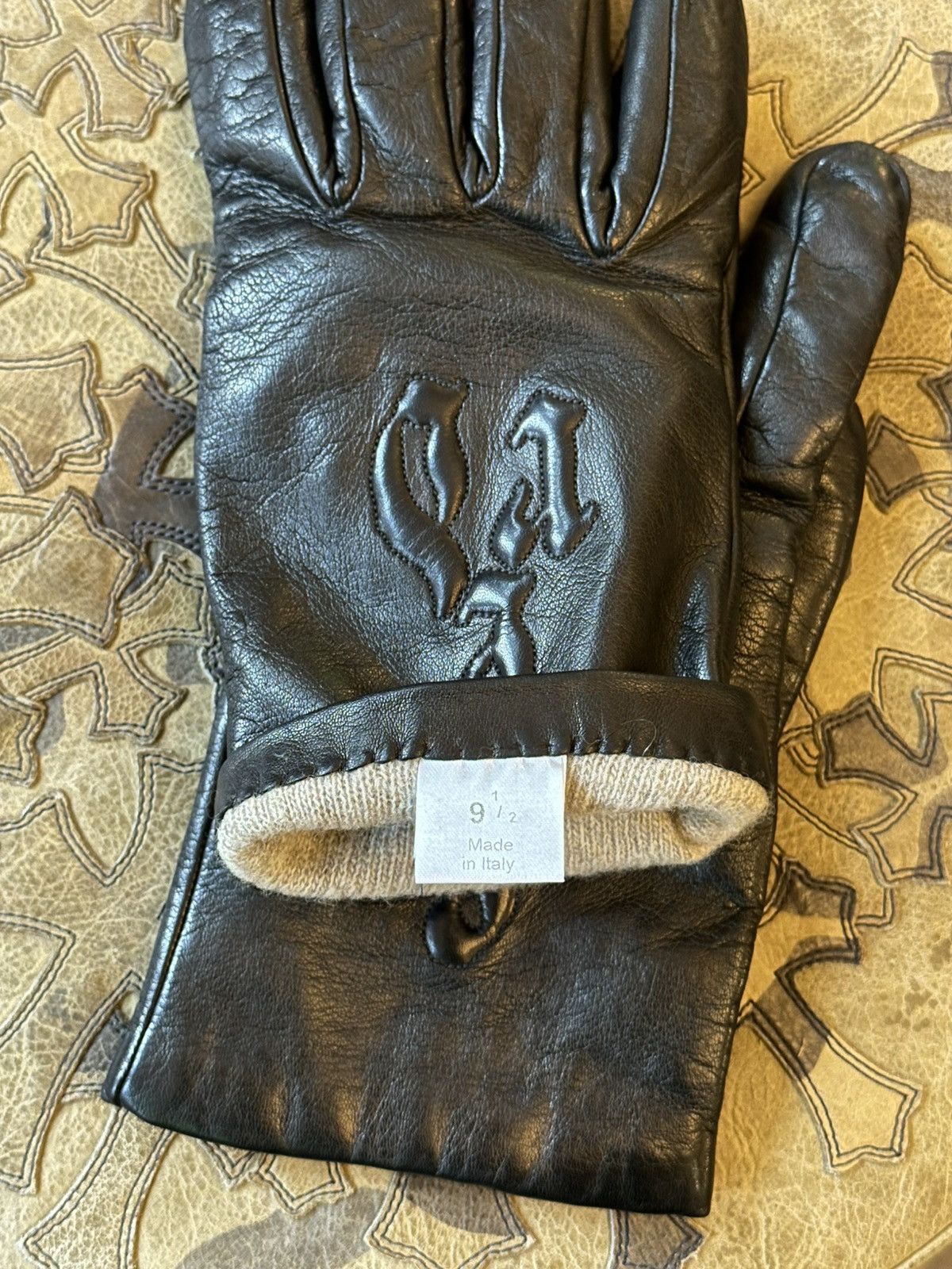 Enfants Riches Deprimes ENFANT RICHES DEPRIMES LEATHER GLOVES Size ONE SIZE - 4 Thumbnail